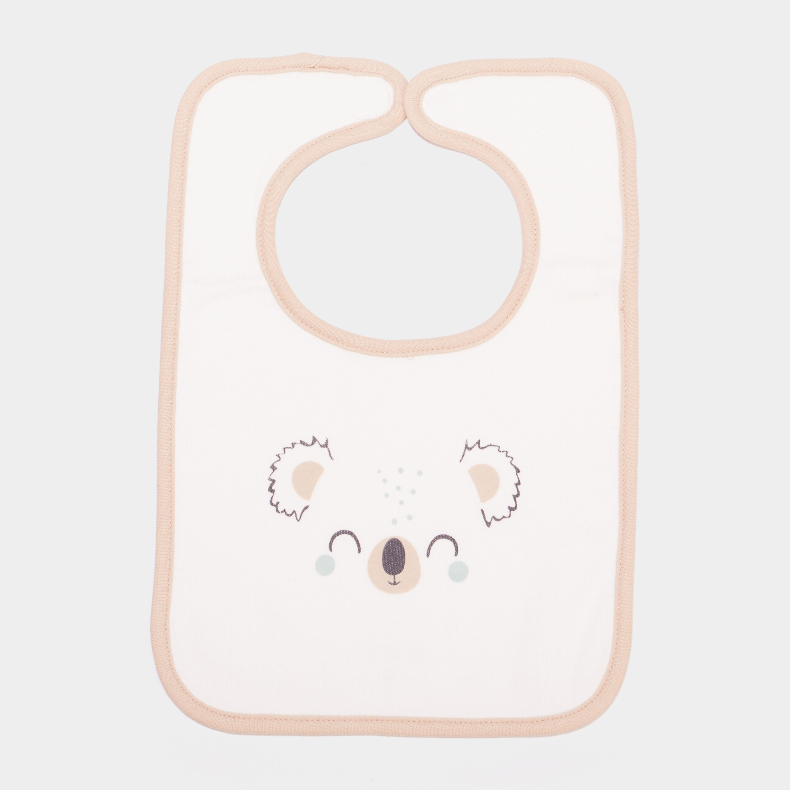lot de 2 bavoirs coton ivoire mixte Lot de 2 bavoirs coton ivoire mixte