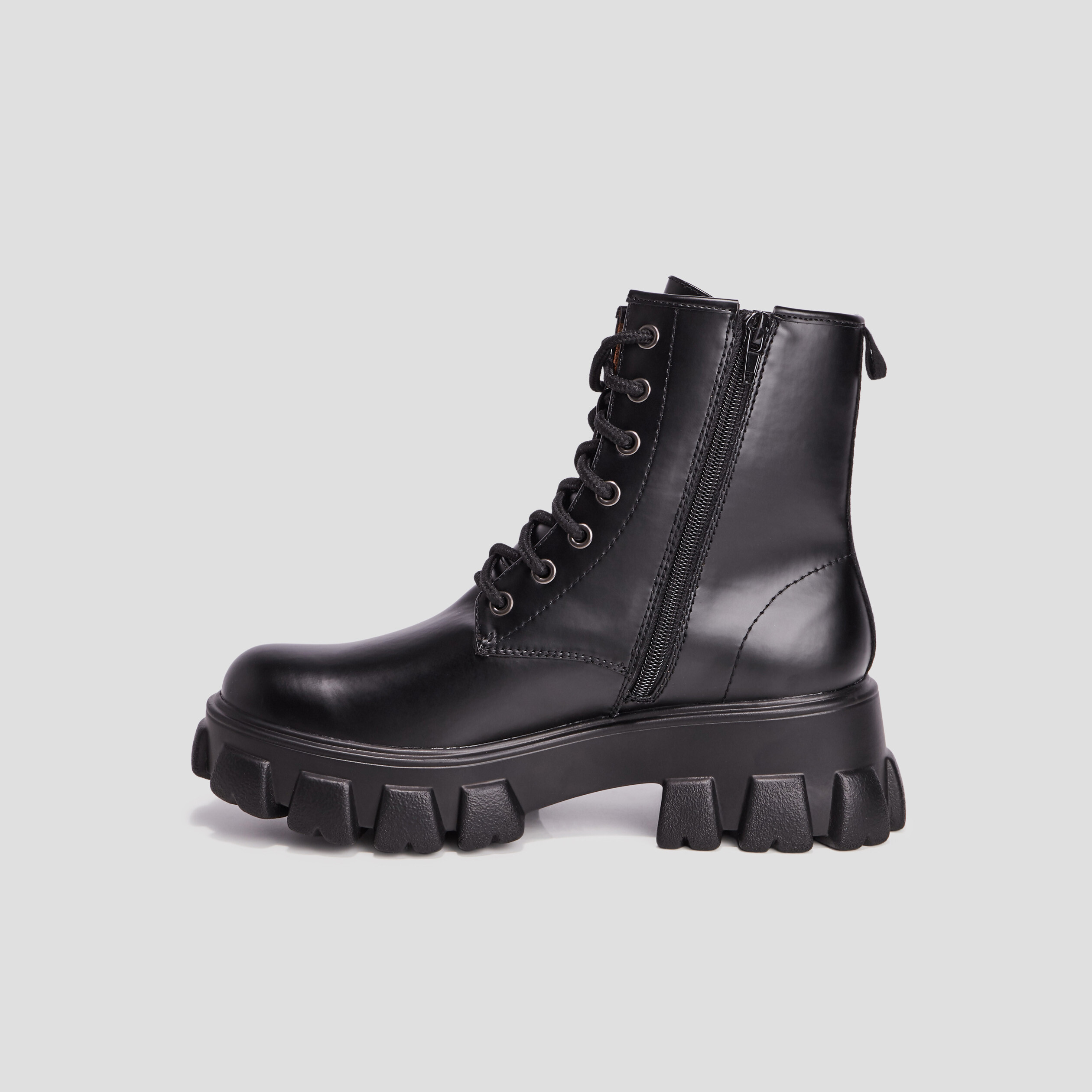 bottines crantees noir femme Bottines crantées noir femme