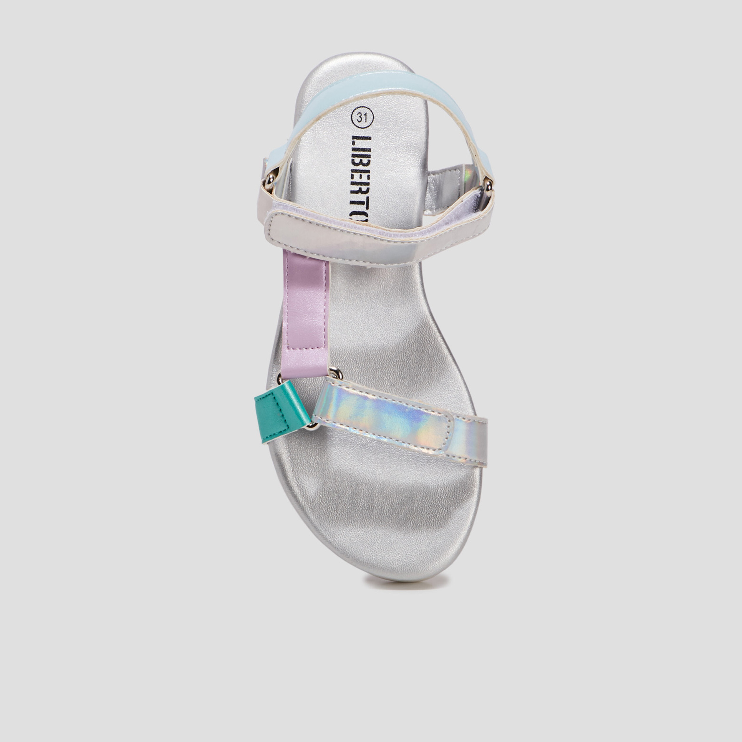 sandales metallisees liberto multicolore fille Sandales métallisées Liberto multicolore fille