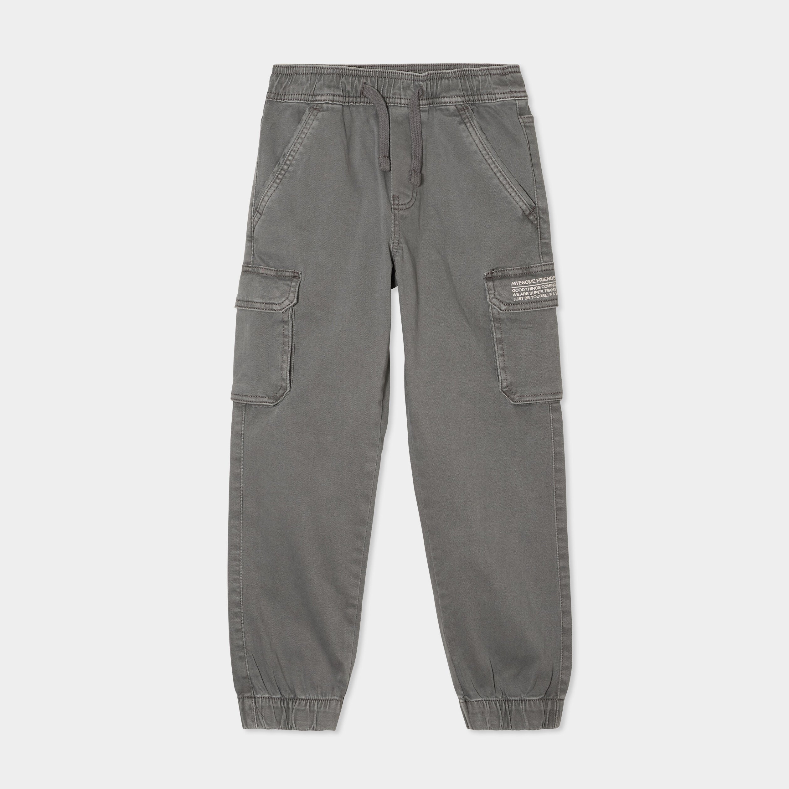 pantalon jogger gris fonce garcon Pantalon jogger gris foncé garçon