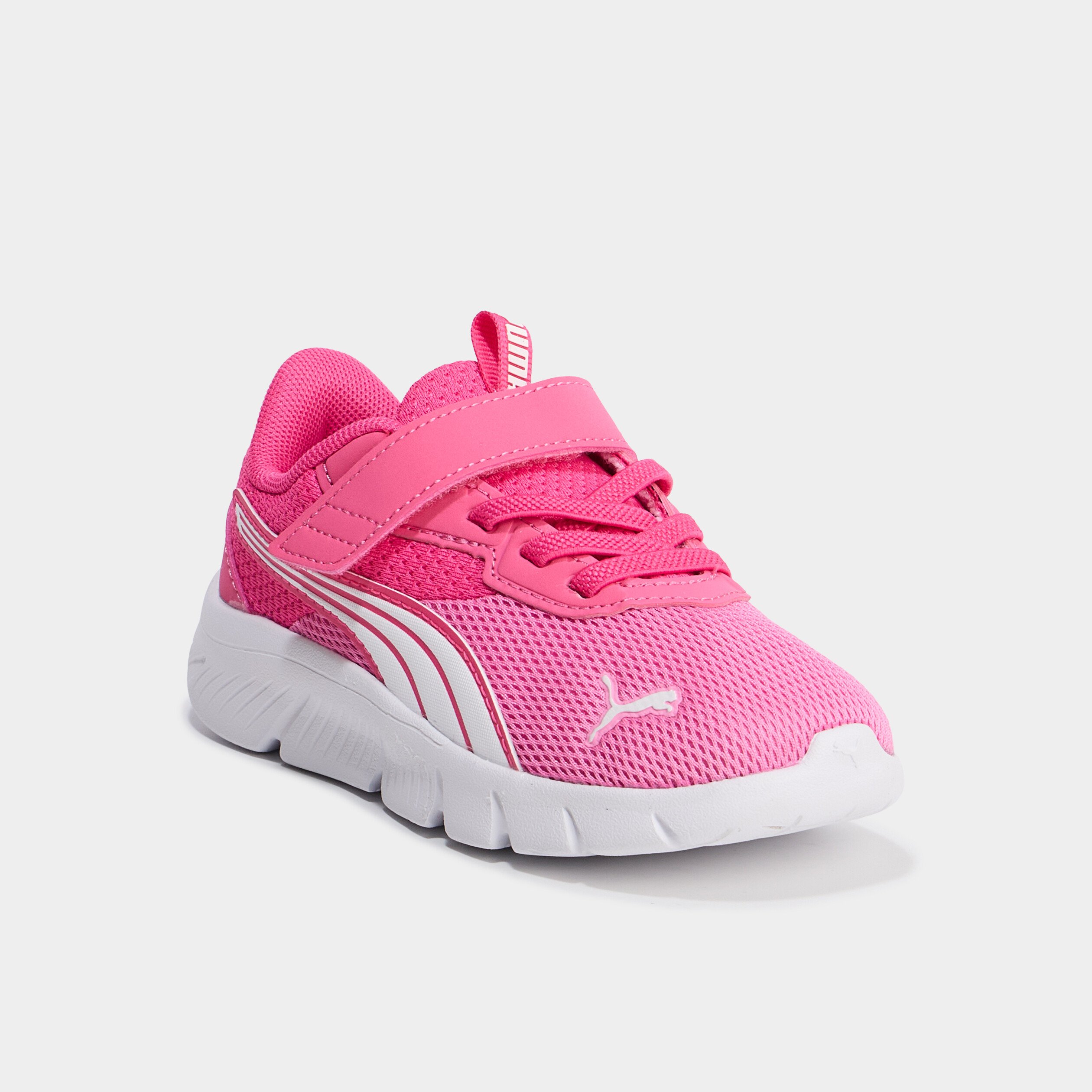 baskets running scratchs puma flexfocus rose fluo fille Baskets running scratchs Puma Flexfocus rose fluo fille