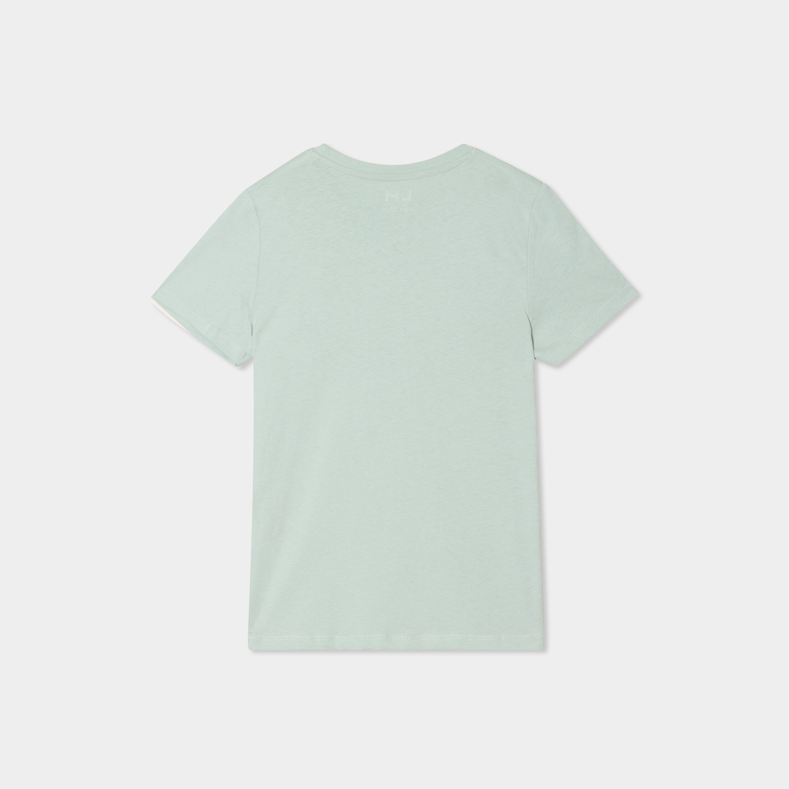 T-shirt en coton manches courtes vert pastel garçon