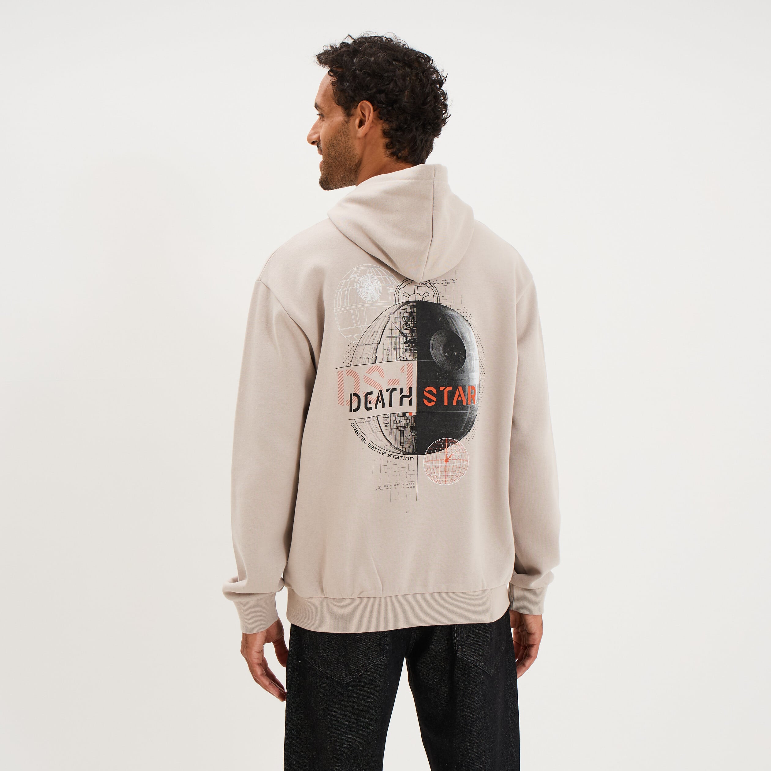 Sweat hoodie 1 poche Star Wars sable homme