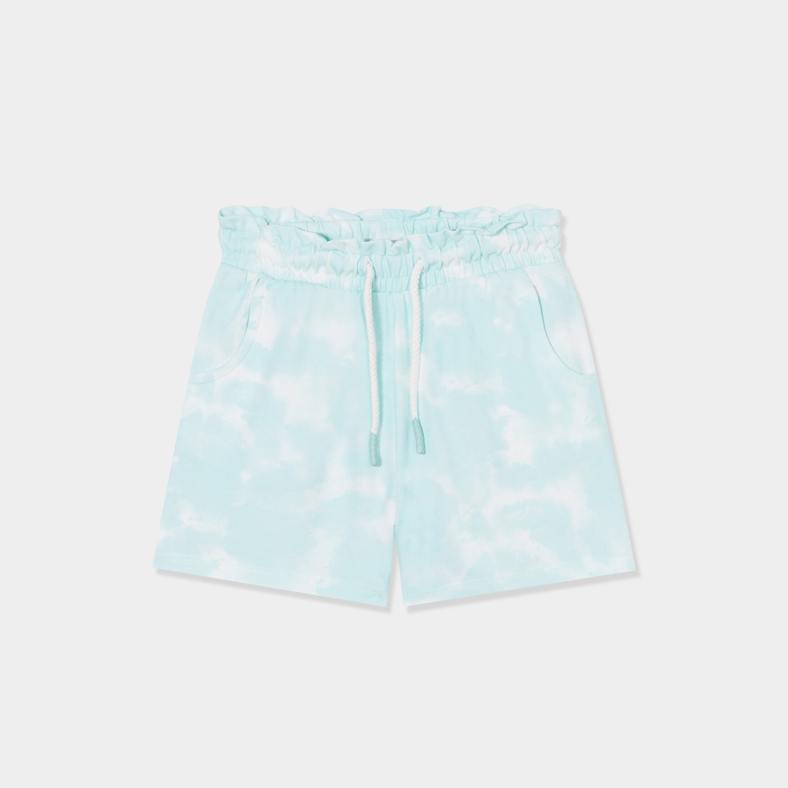 short jogging slouchy bleu turquoise fille Short jogging slouchy bleu turquoise fille