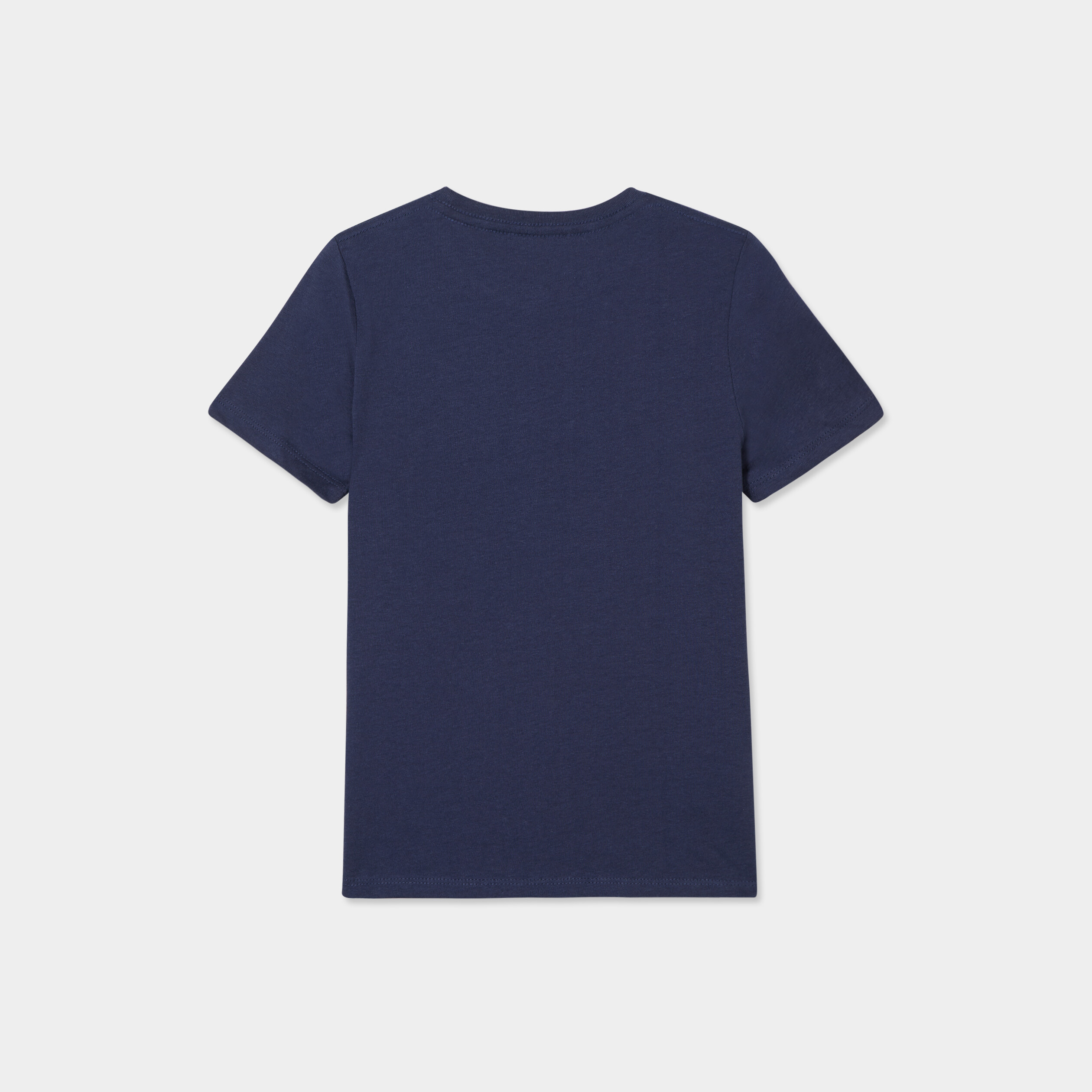 t shirt en coton manches courtes bleu marine garcon T-shirt en coton manches courtes bleu marine garçon