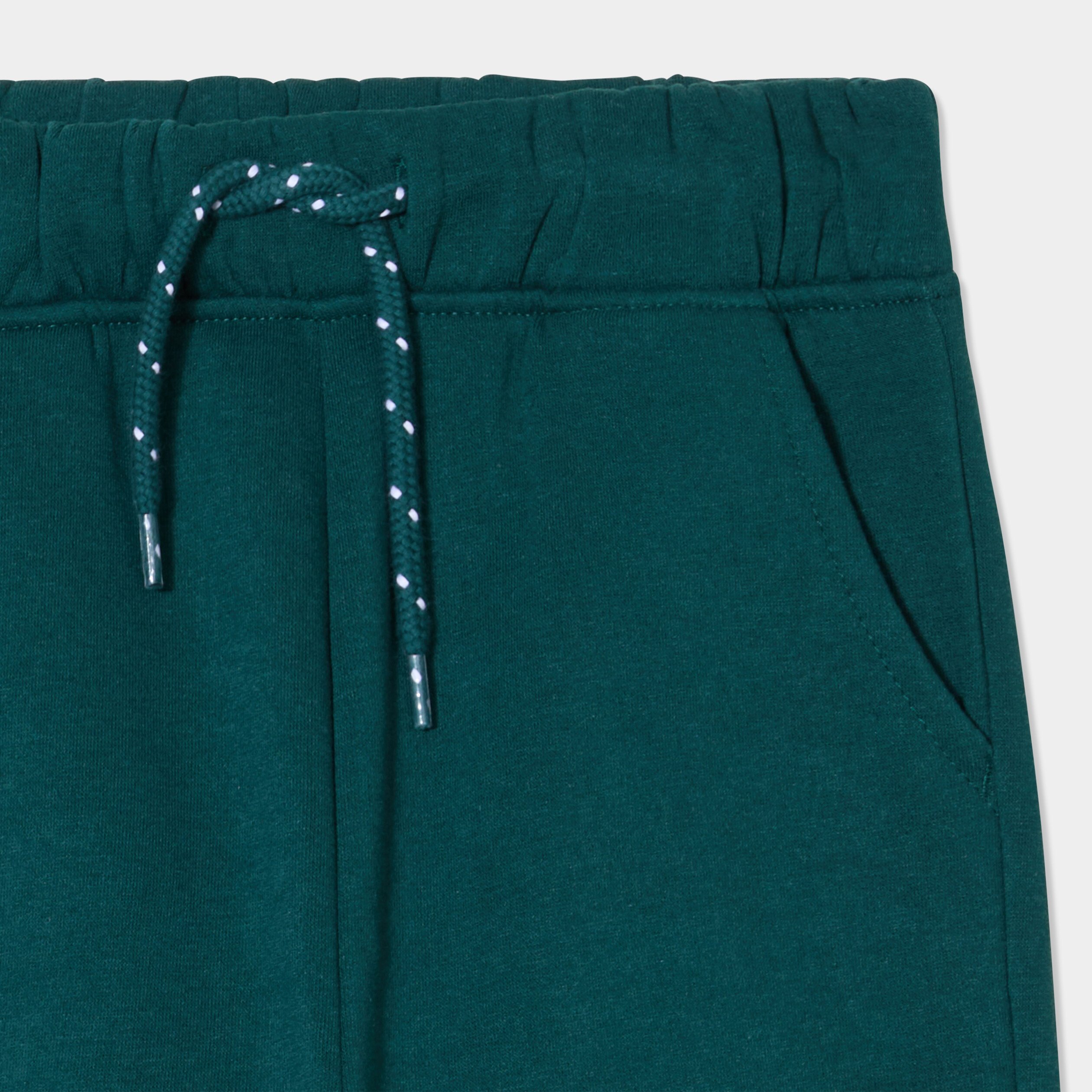 pantalon de jogging taille elastiquee vert fonce garcon Pantalon de jogging taille élastiquée vert foncé garçon