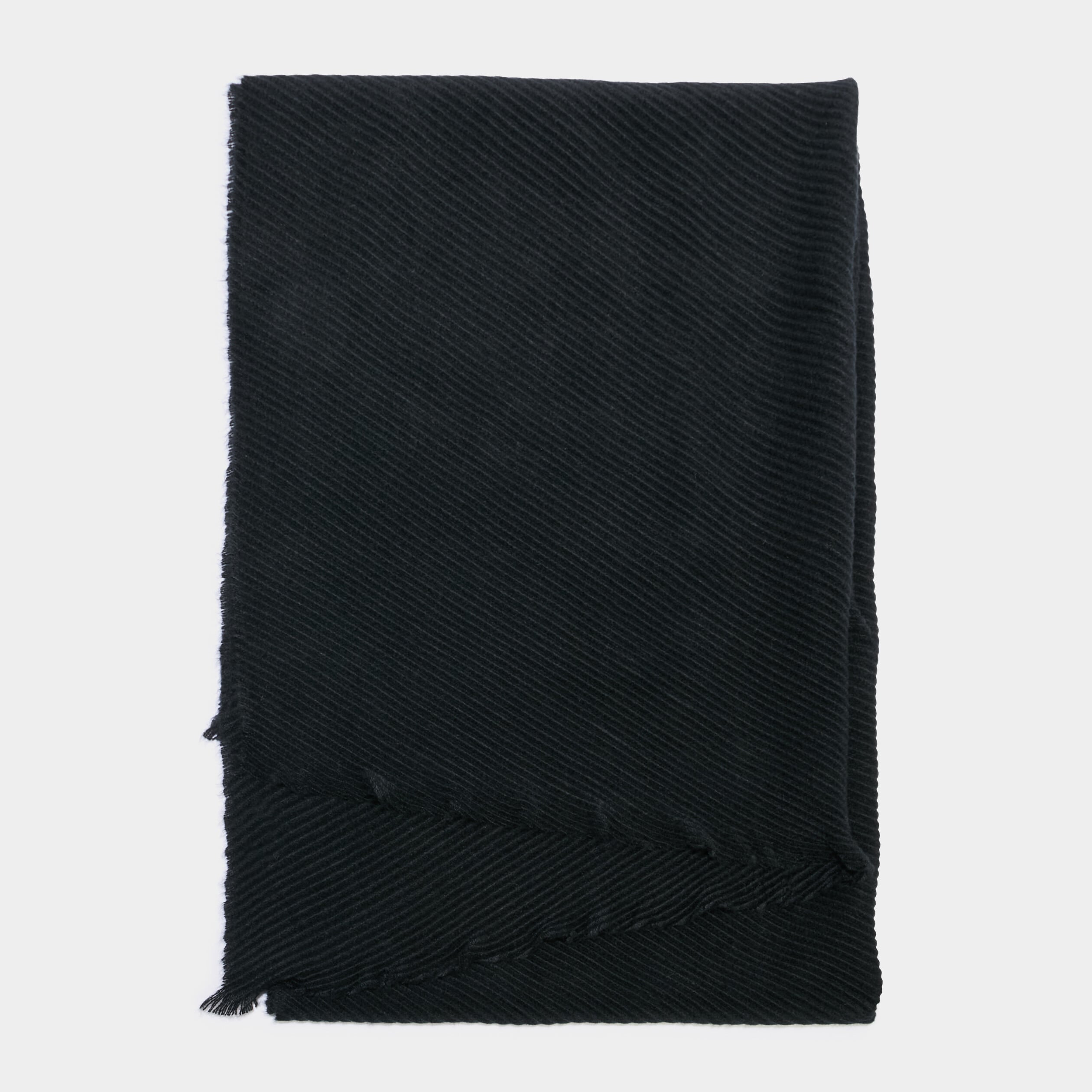 &Eacute;charpe effet pliss&eacute;e noir femme