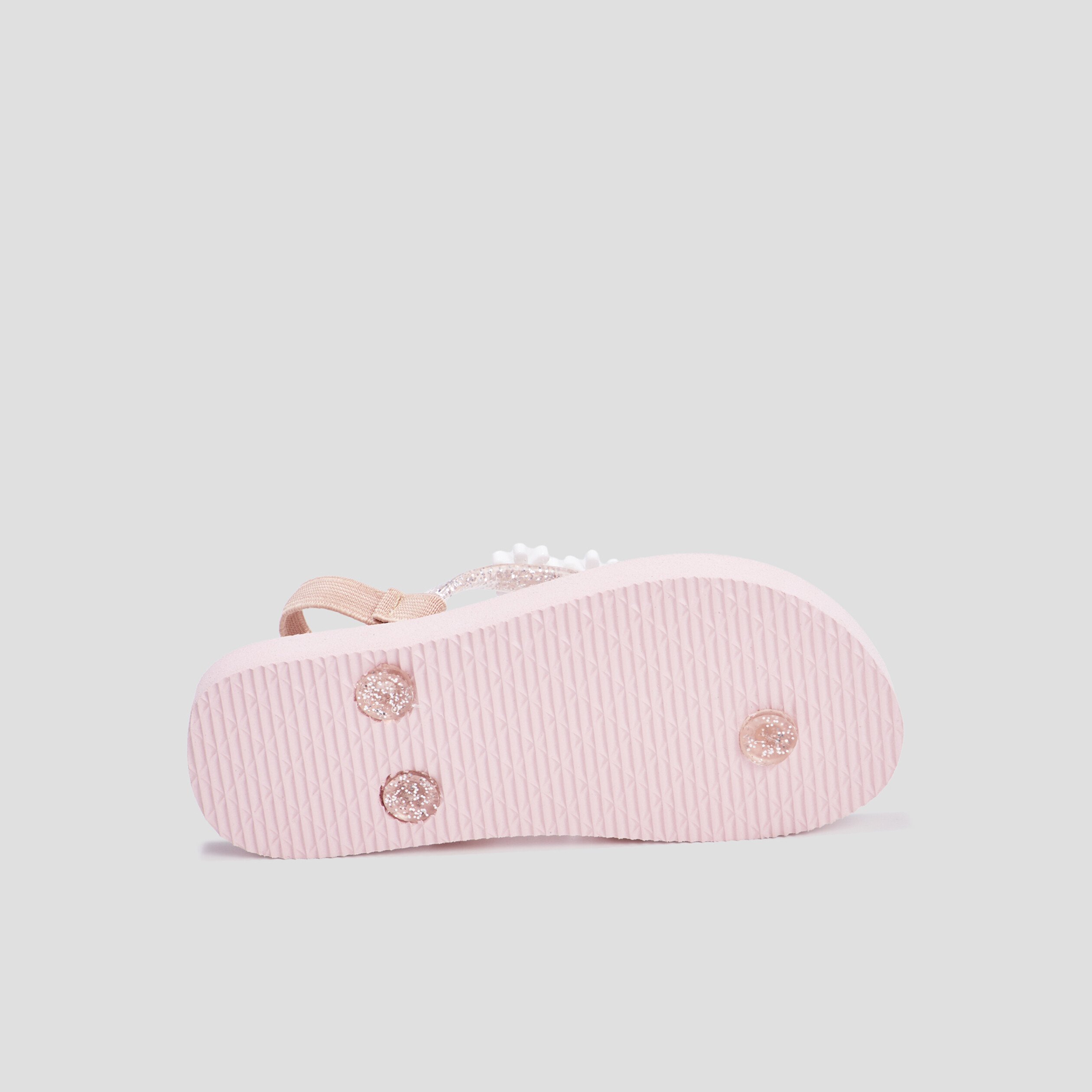tongs details pailletes wamea beach rose fille Tongs détails pailletés Wamea Beach rose fille