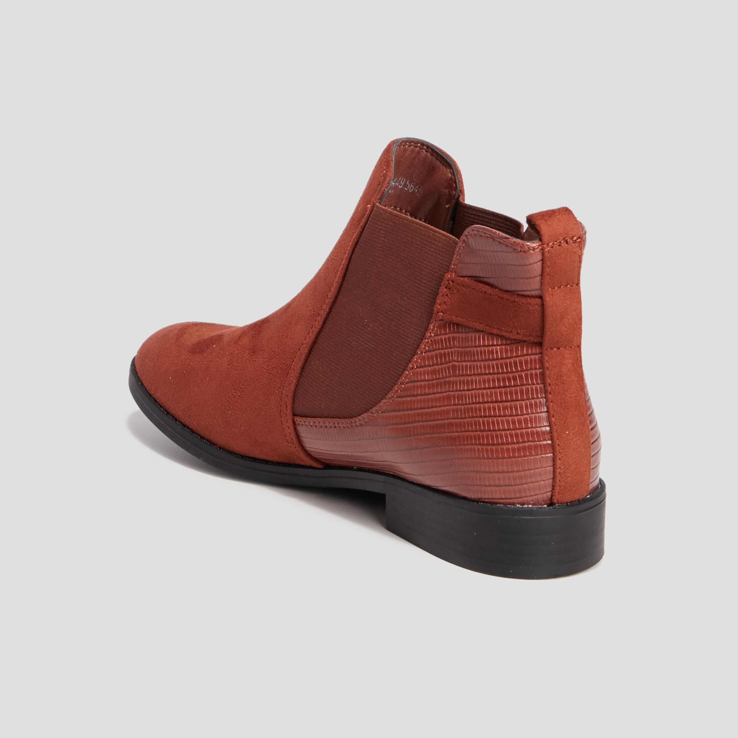 bottines chelsea avec boucles terracotta femme Bottines chelsea avec boucles terracotta femme