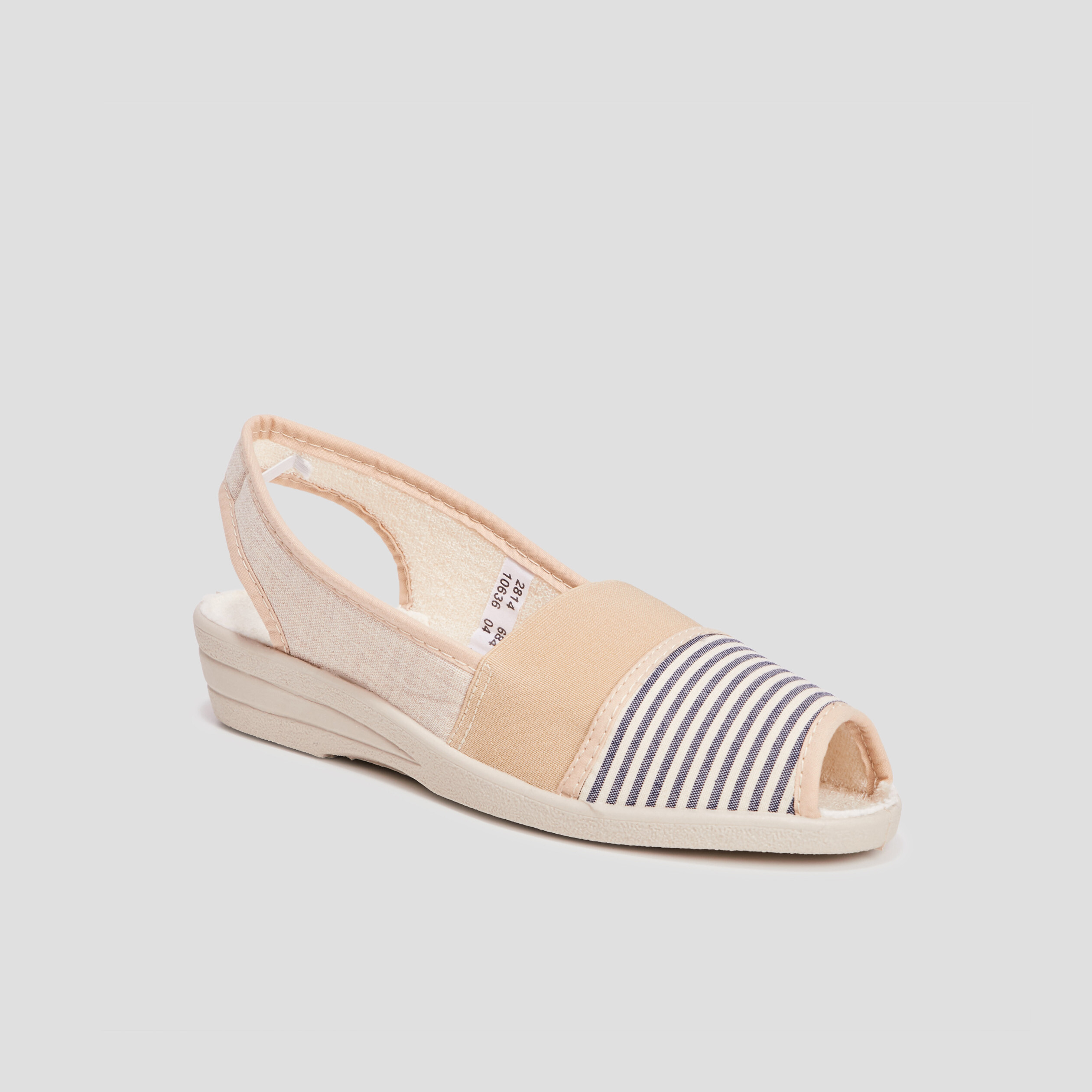 chaussons mules beige femme Chaussons mules beige femme