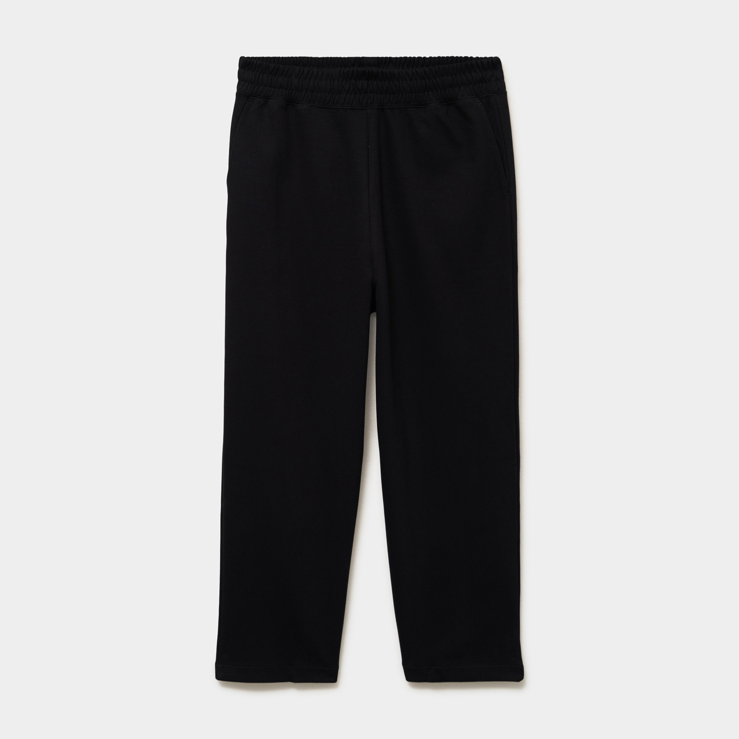 Pantalon de jogging molletonn&eacute; regular noir homme