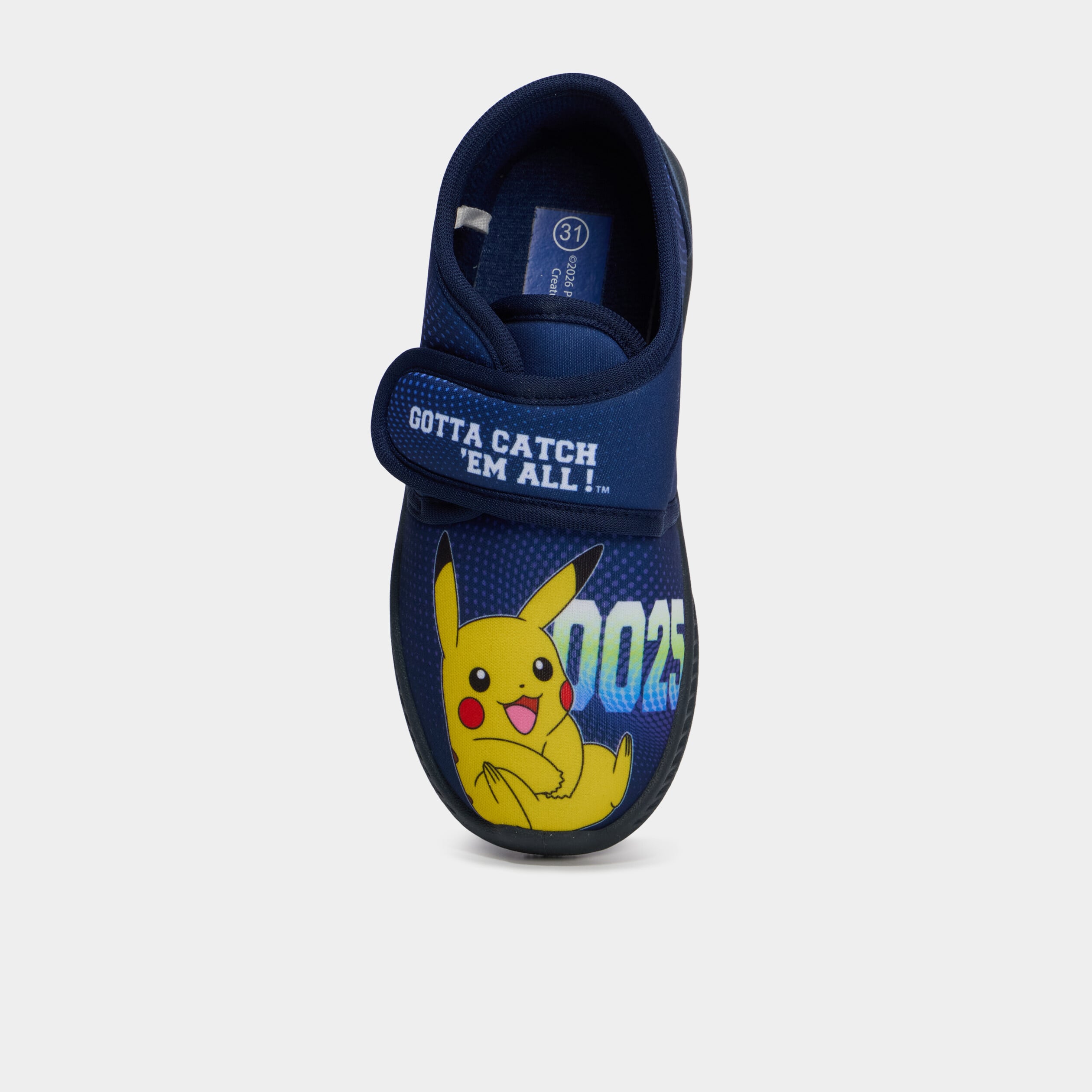 Chaussons Pok&eacute;mon Pikachu bleu gar&ccedil;on