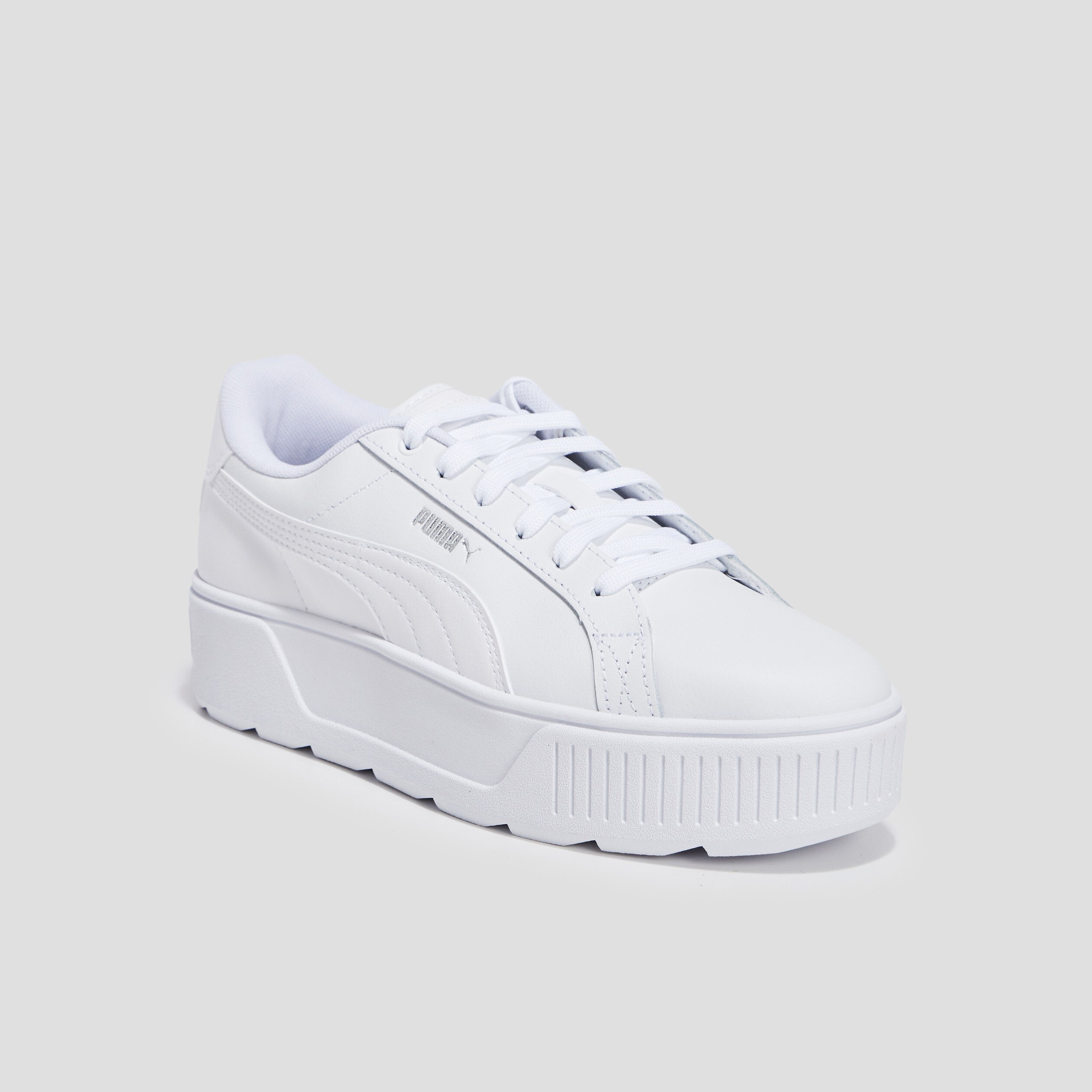 Achat chaussures Puma Femme Basket, vente Puma KARMEN L 384615 - Basket  Femme blanche