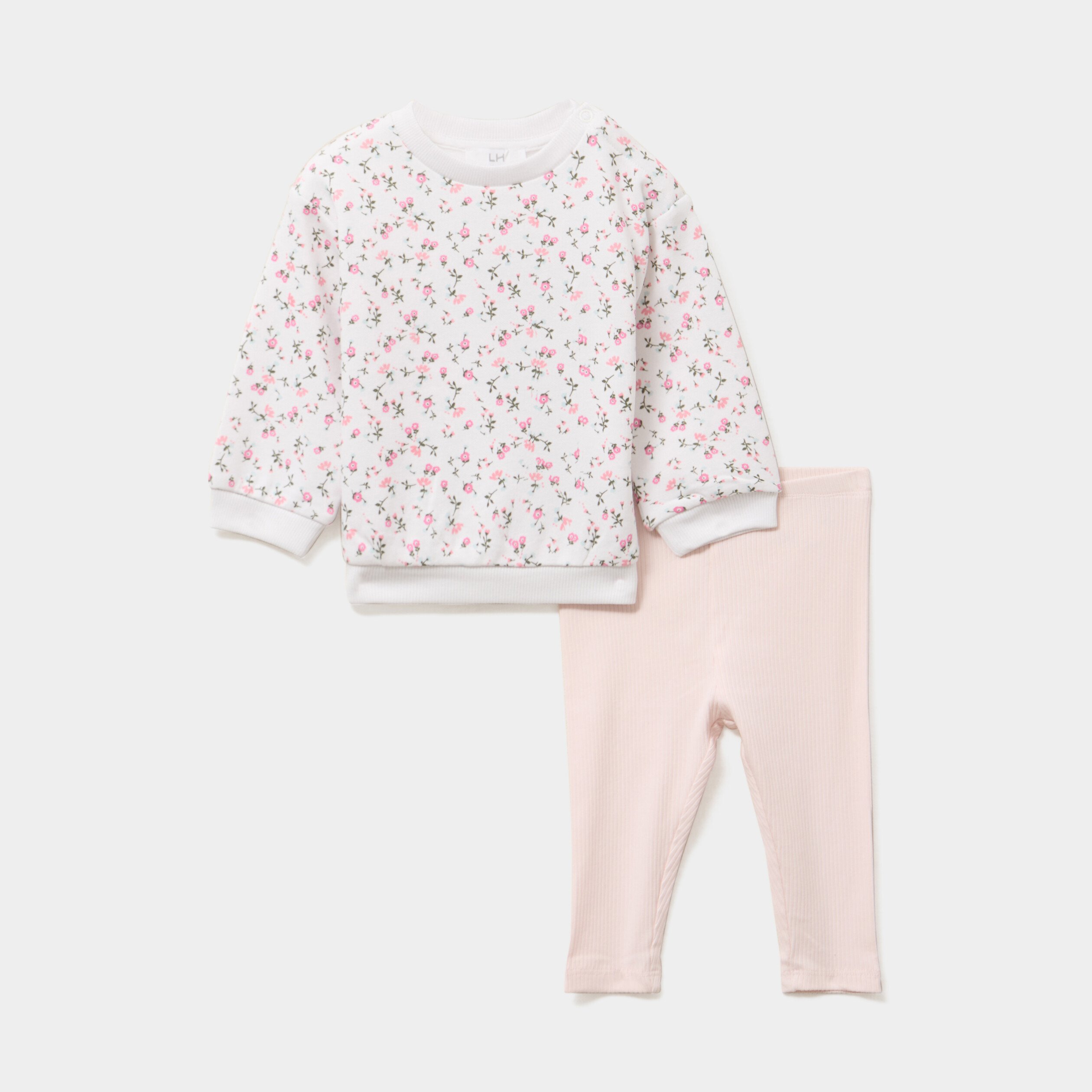 ensemble sweat et legging ecru bebef Ensemble sweat et legging ecru bébé fille