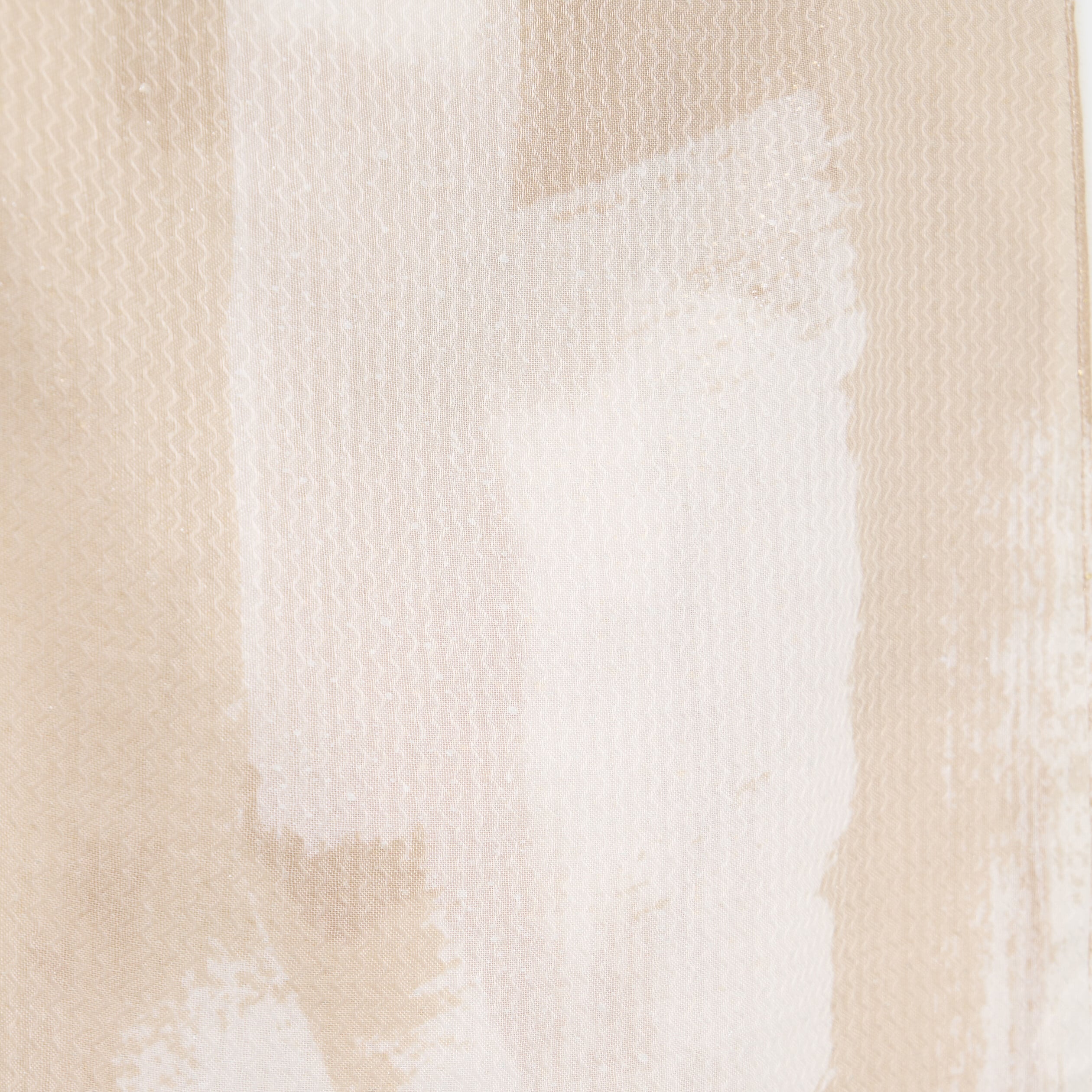 Foulard &agrave; franges sable femme