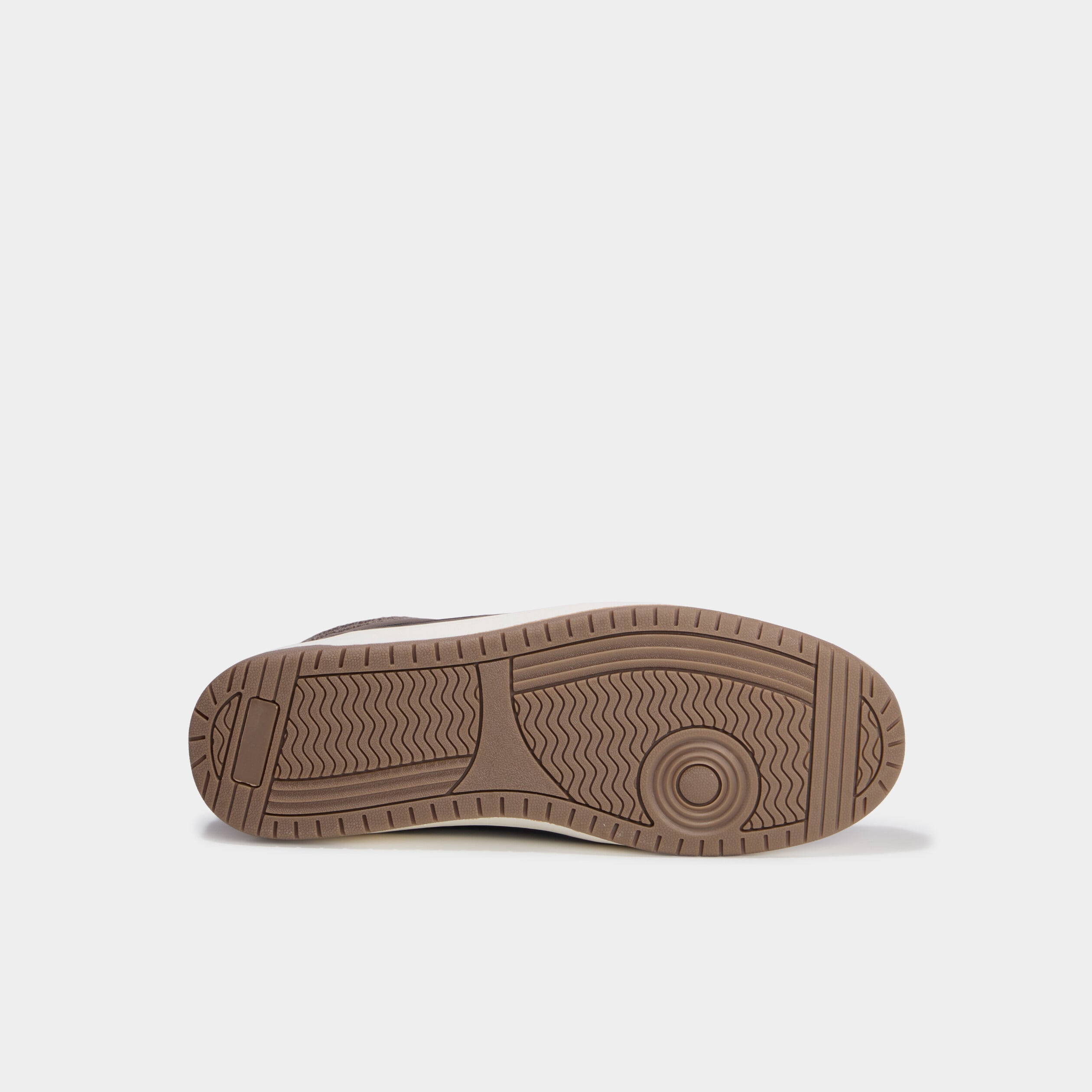 Baskets montantes fourr&eacute;es marron fonc&eacute; homme