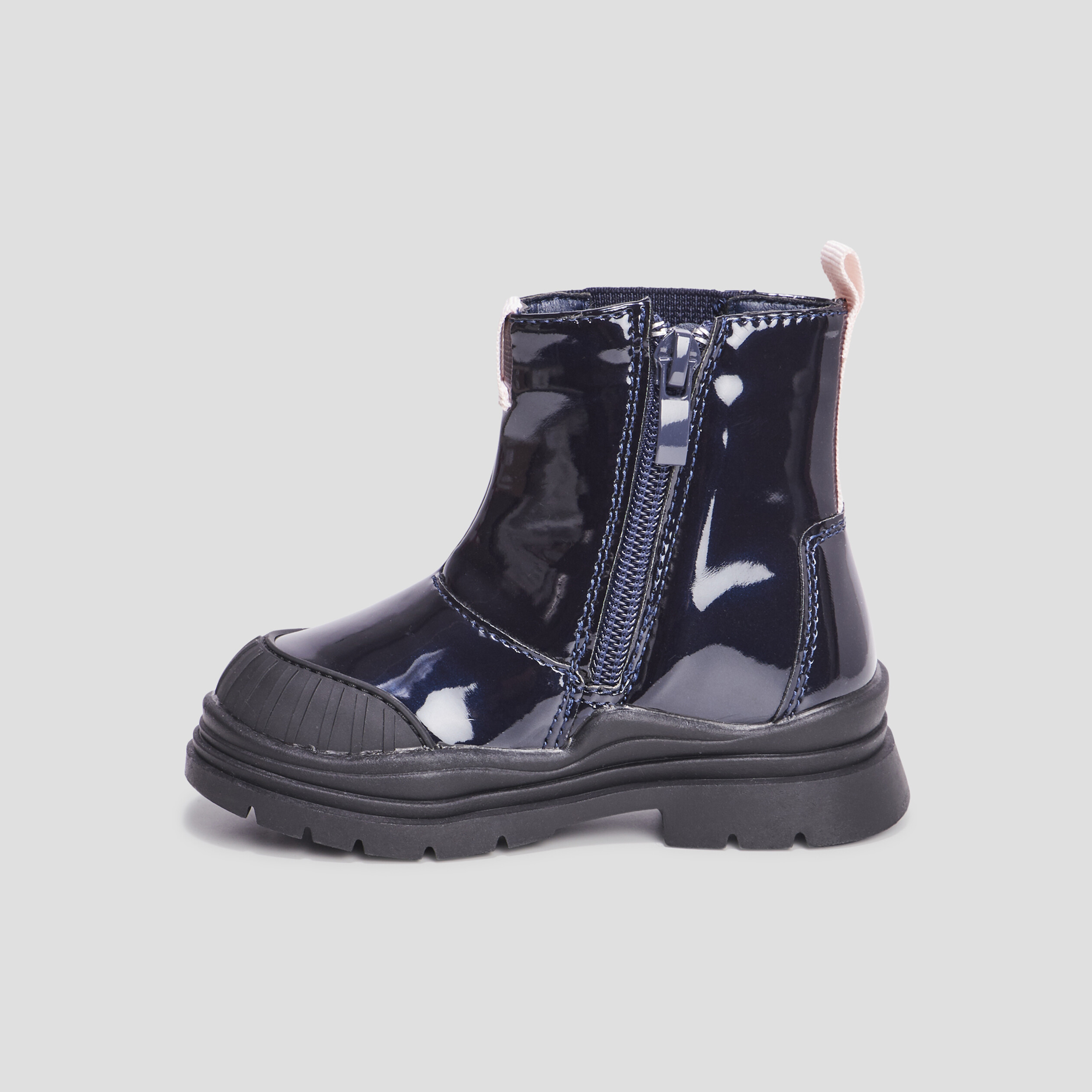 bottines vernies crantees noir bebef Bottines vernies crantées noir bébé fille