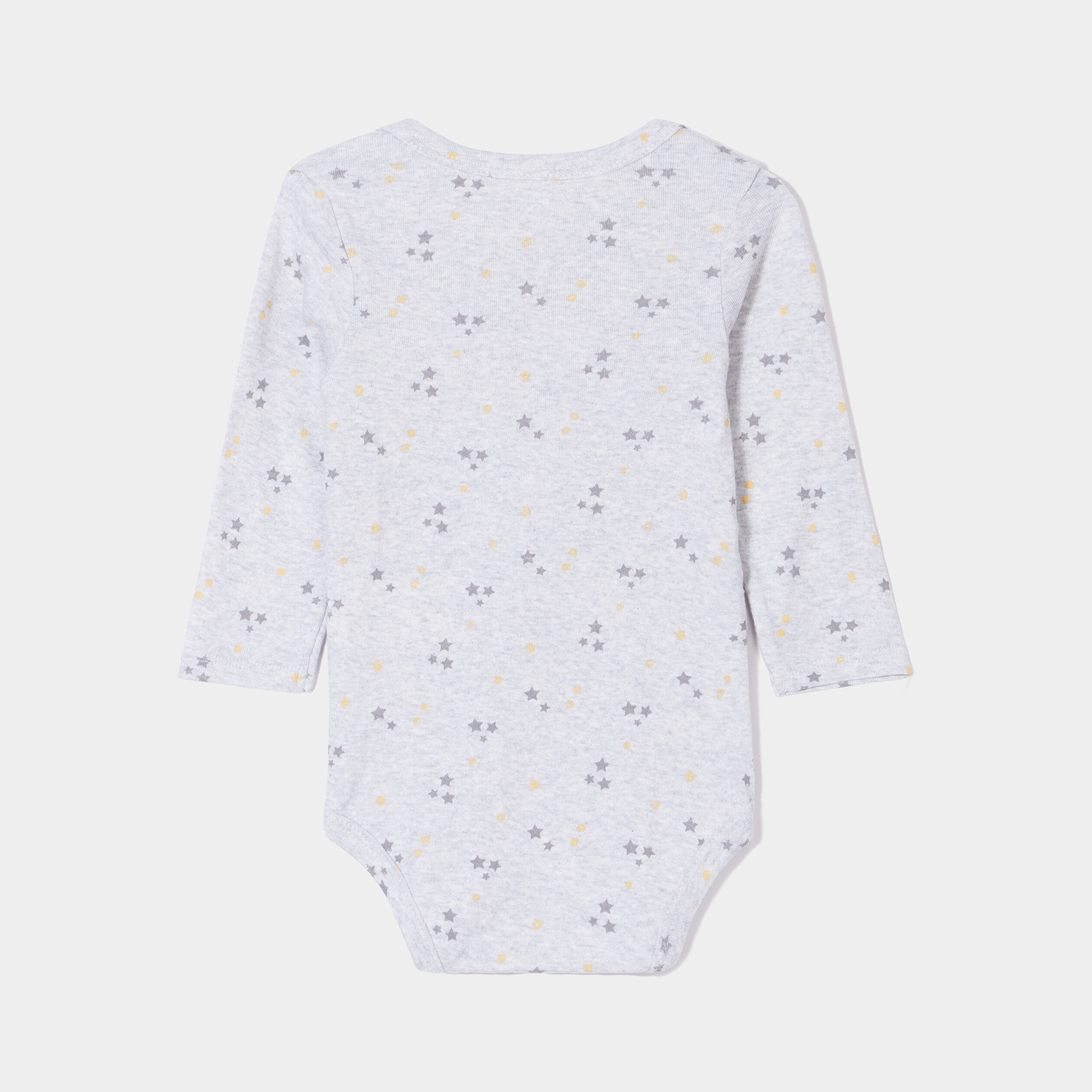 Lot 3 bodies US coton manches longues blanc b&eacute;b&eacute;