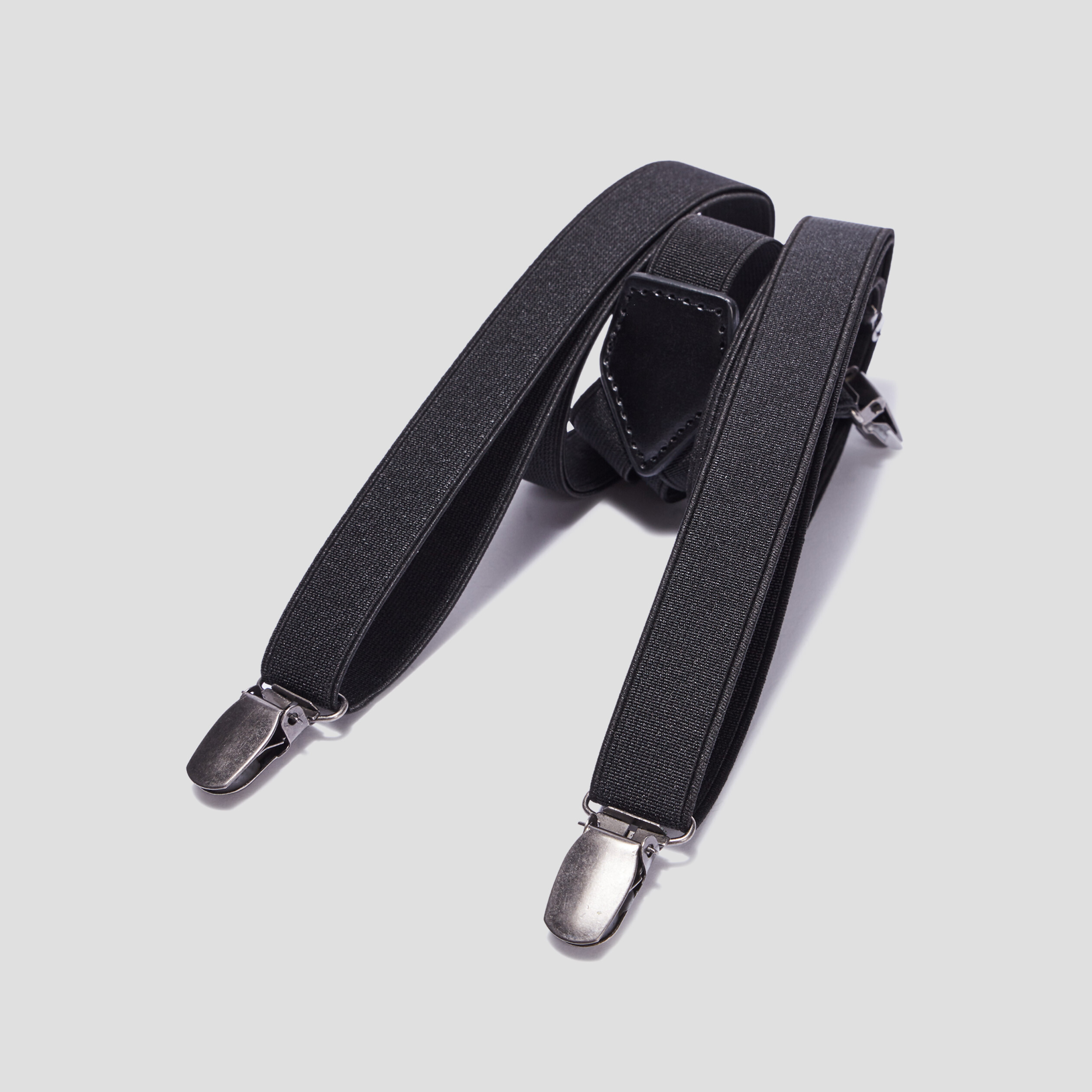 Bretelles 3 bandes noir homme