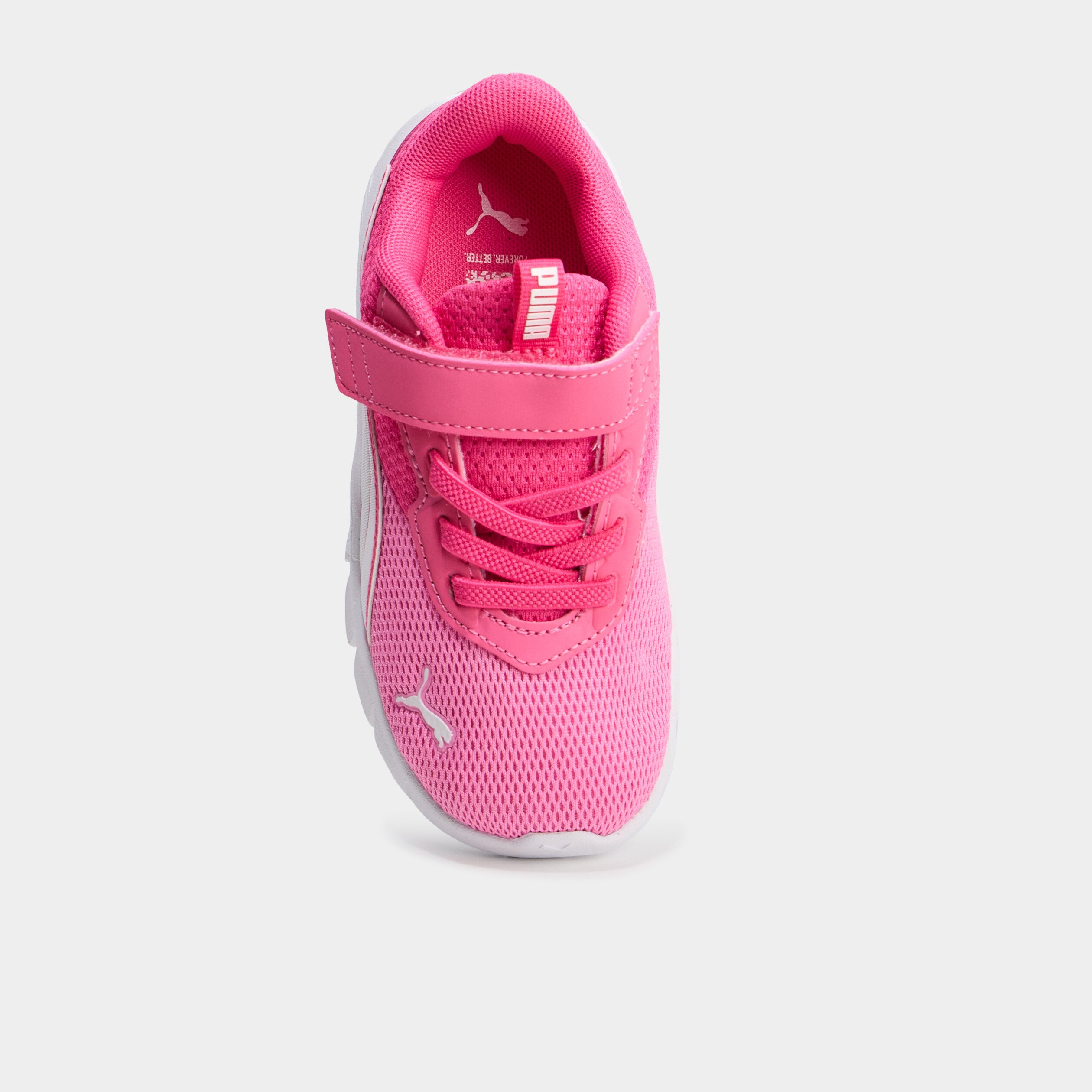 baskets running scratchs puma flexfocus rose fluo fille Baskets running scratchs Puma Flexfocus rose fluo fille