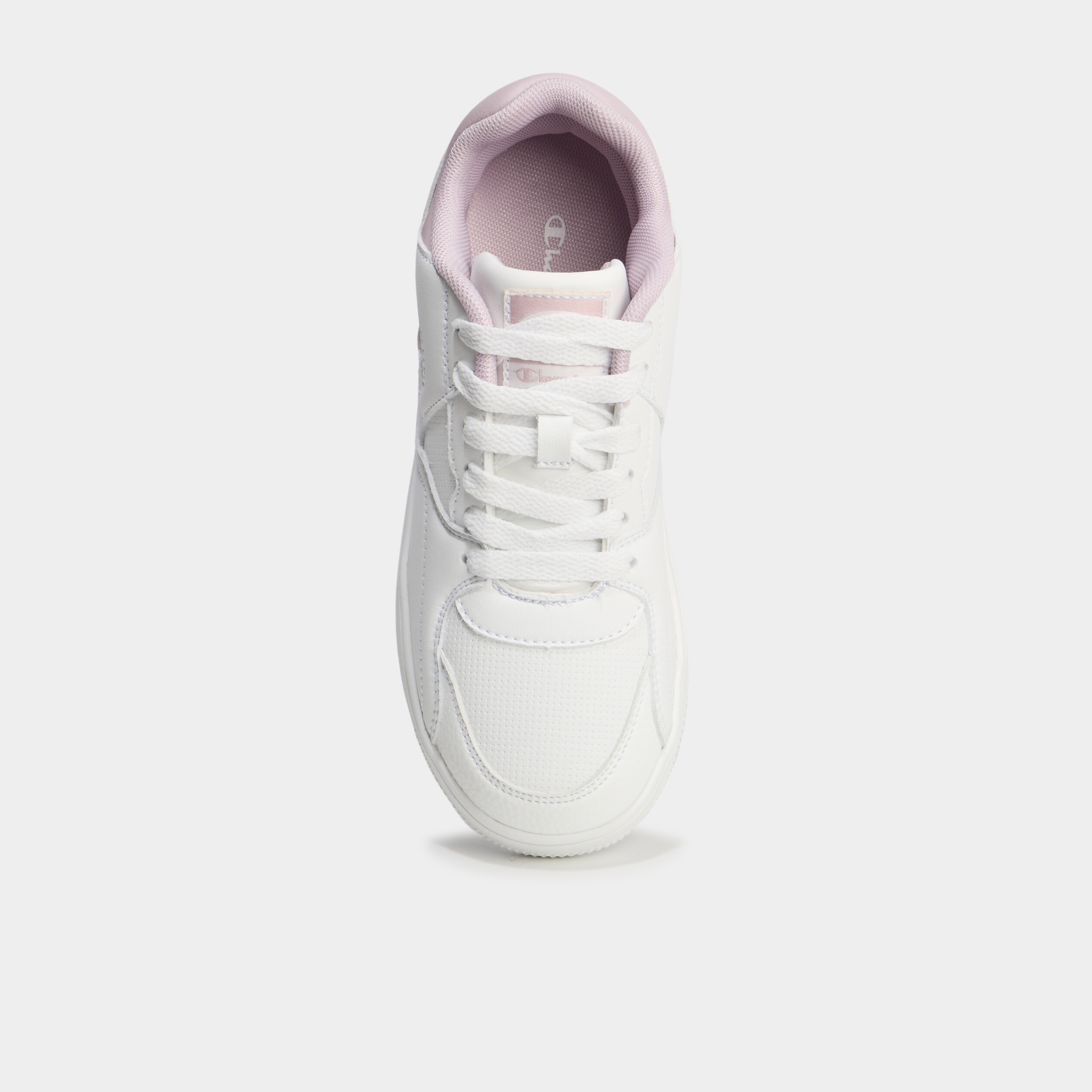 Baskets &agrave; lacets Champion RD25 rose femme