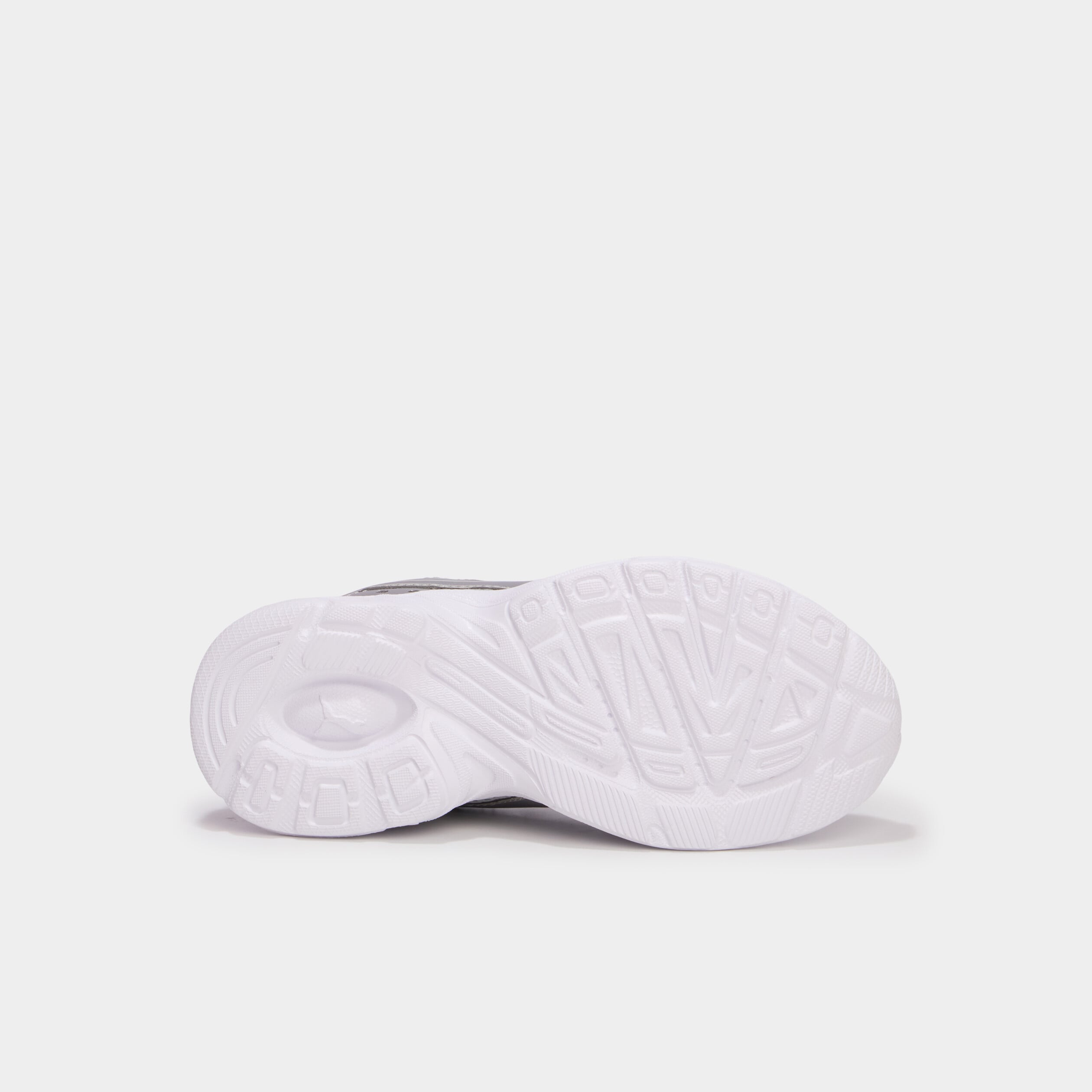Baskets running &agrave; lacets Puma Milenio gris argent fille