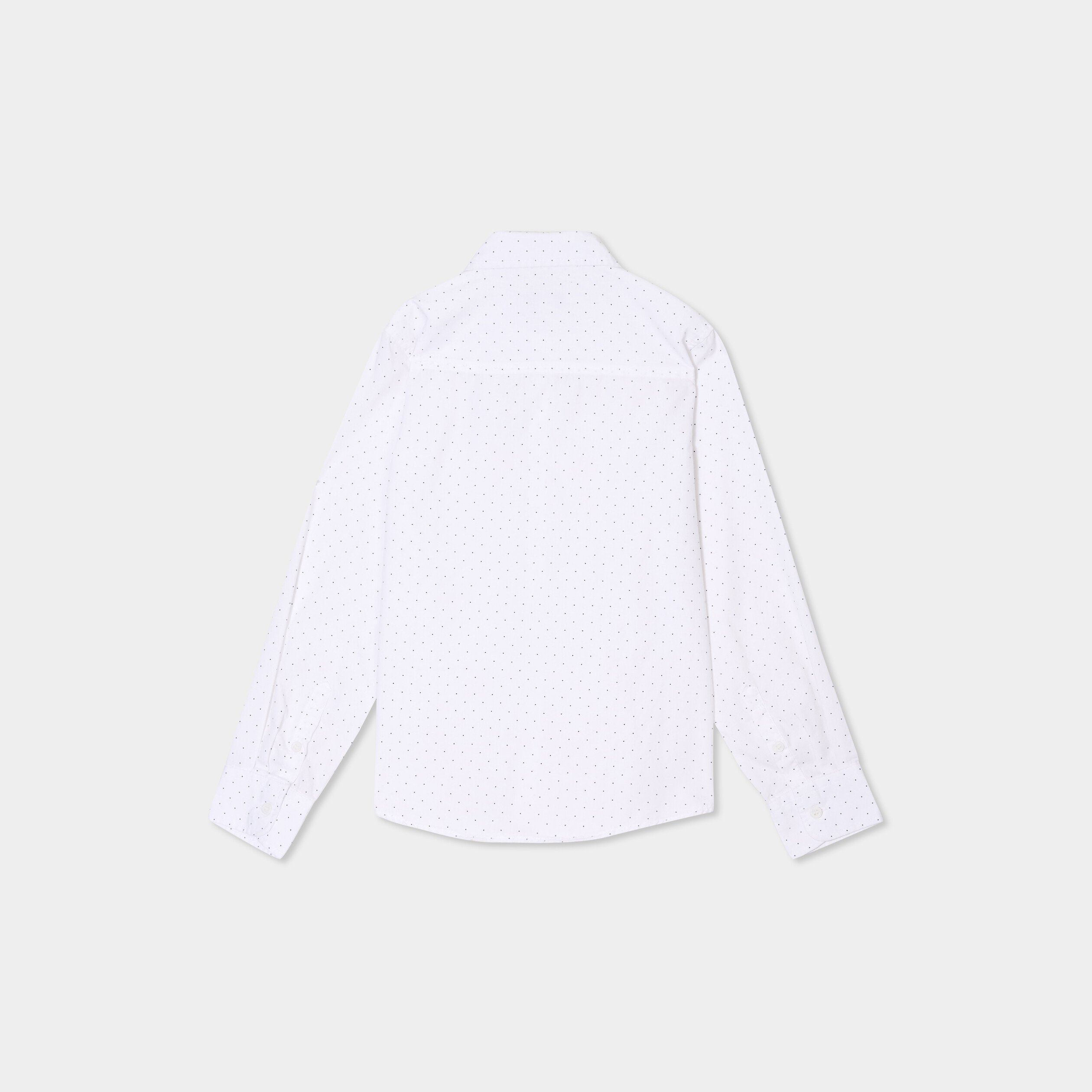 chemise col francais coton majoritaire blanc garcon Chemise col français coton majoritaire blanc garçon