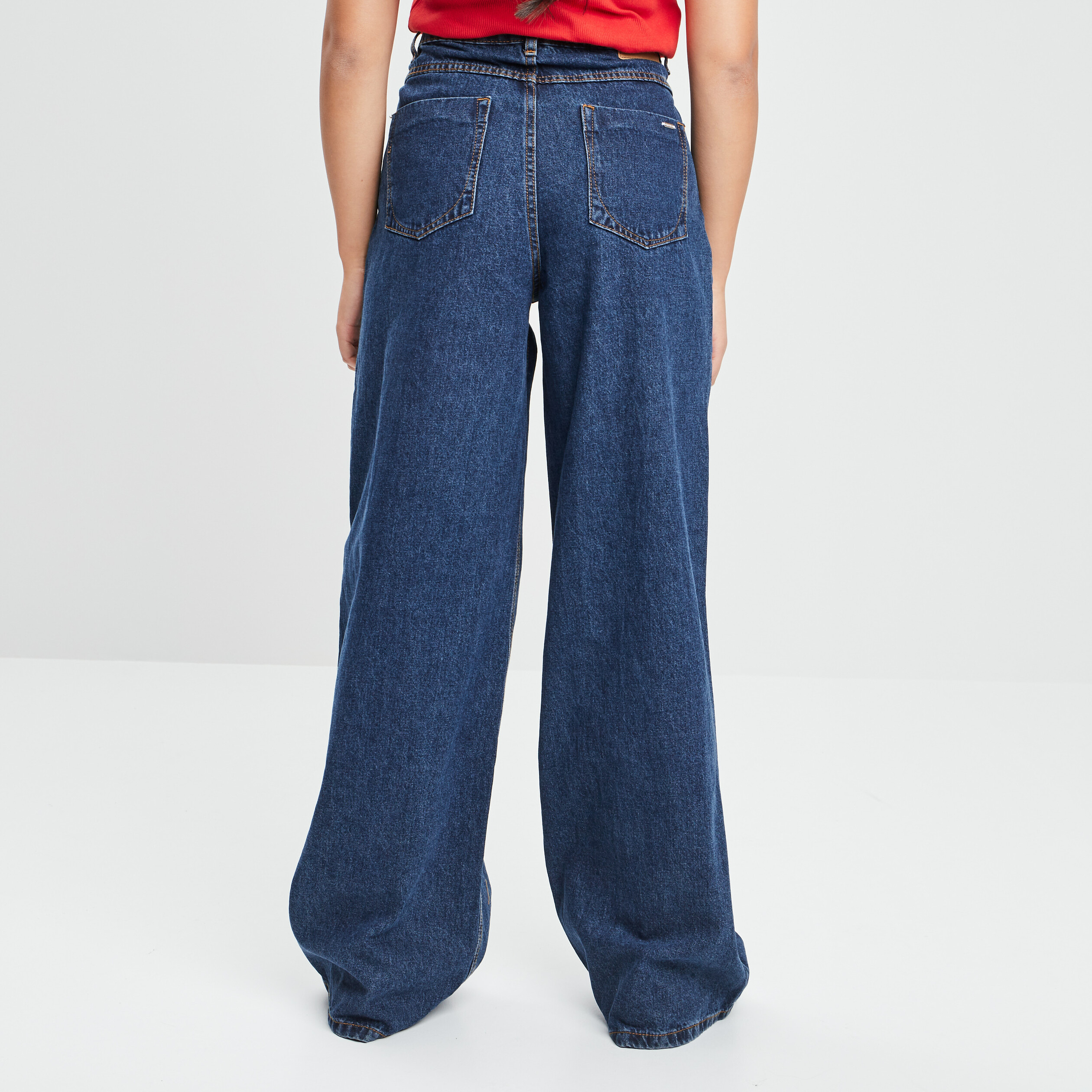 Jeans large taille standard denim stone femme