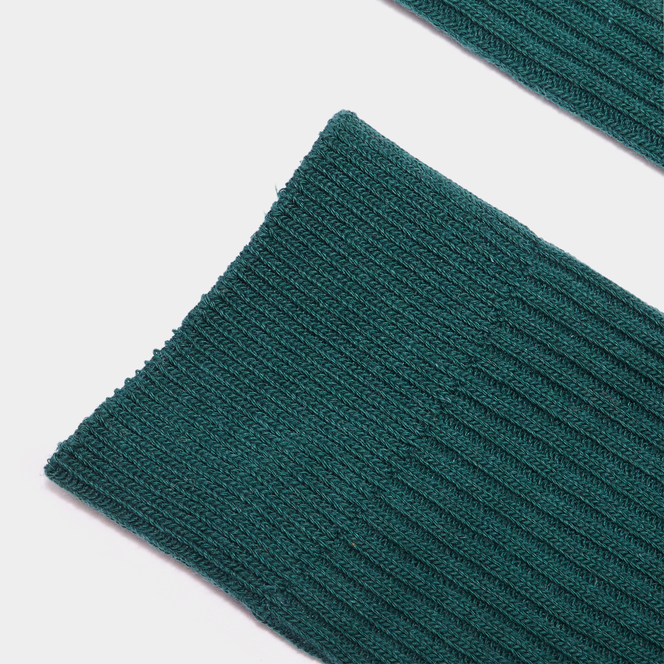 lot 2 paires chaussettes cotelees vert fonce homme Lot 2 paires chaussettes côtelées vert foncé homme