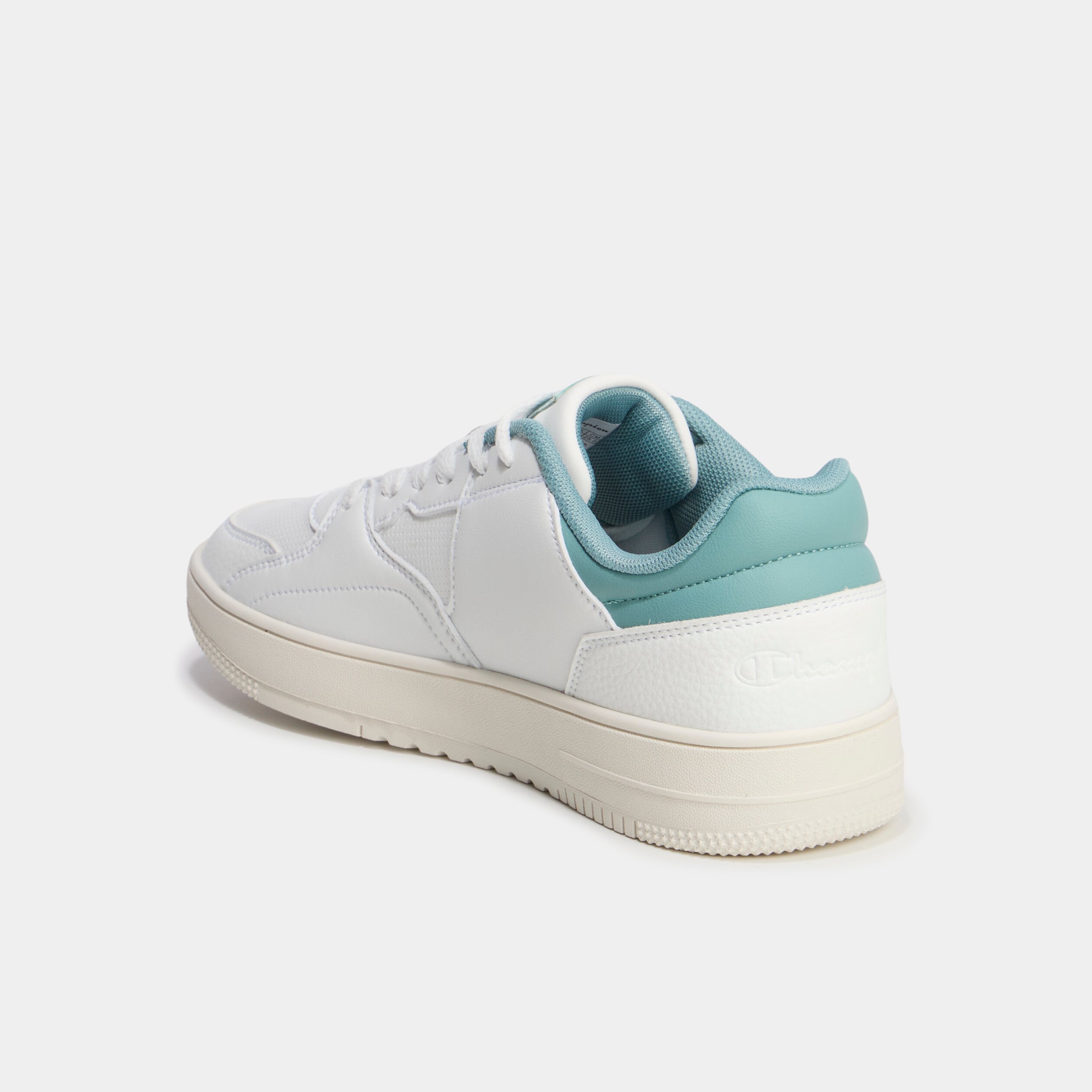 Tennis basses &agrave; lacets Champion vert femme