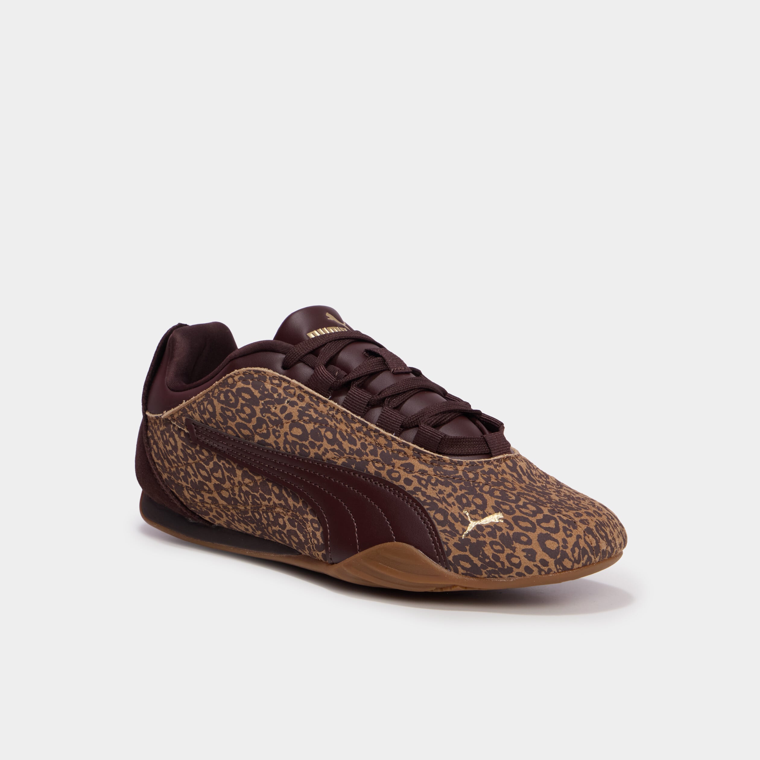 Baskets running lacets Puma Catch Soleil marron femme