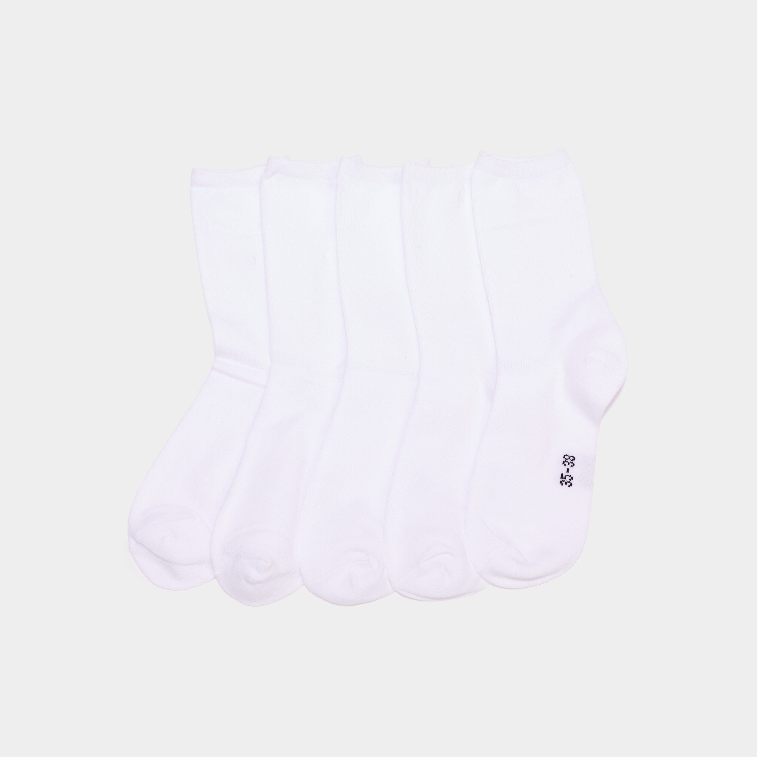 lot 5 paires chaussettes coton blanc mixte Lot 5 paires chaussettes coton blanc mixte