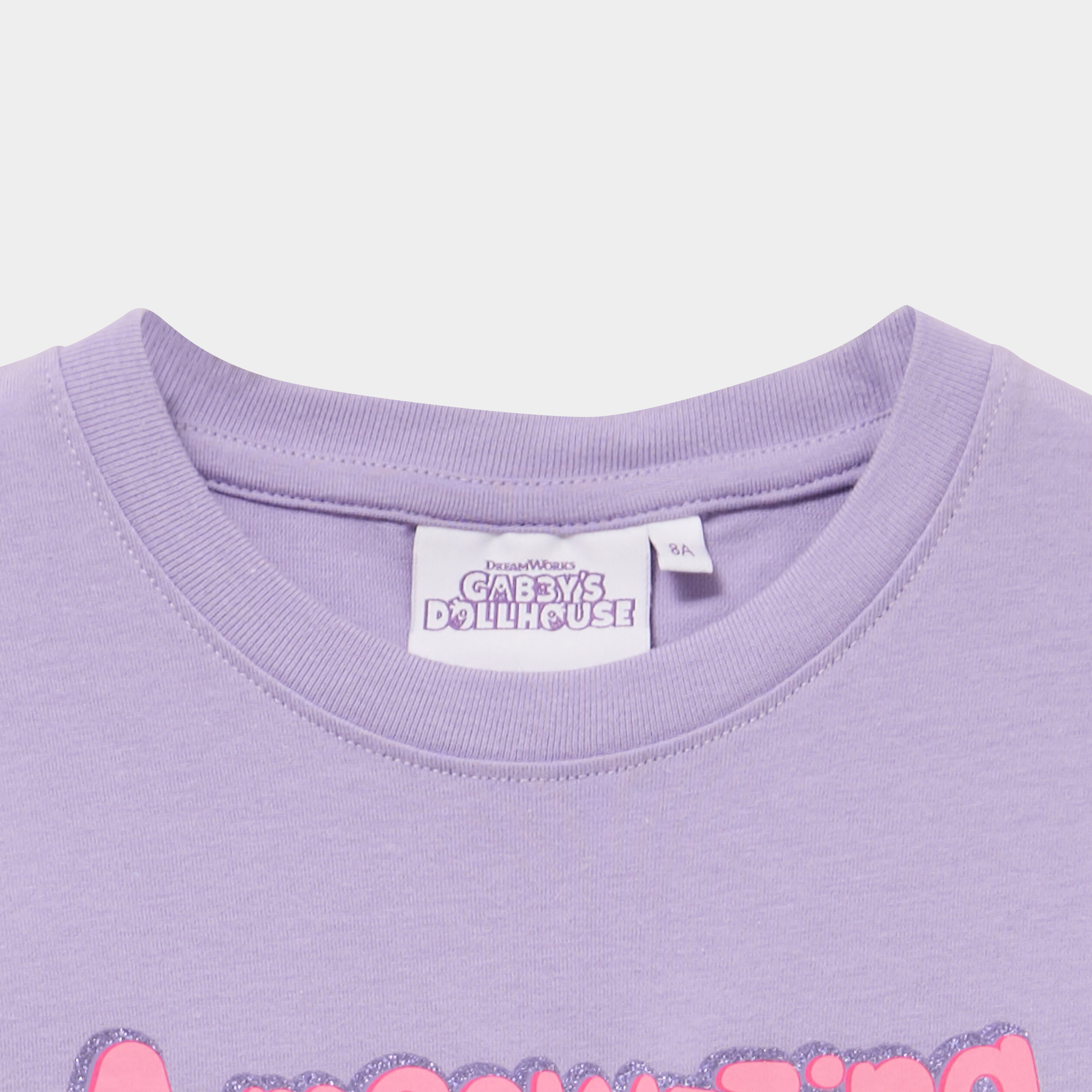 T-shirt Gabby et la maison magique mauve fille