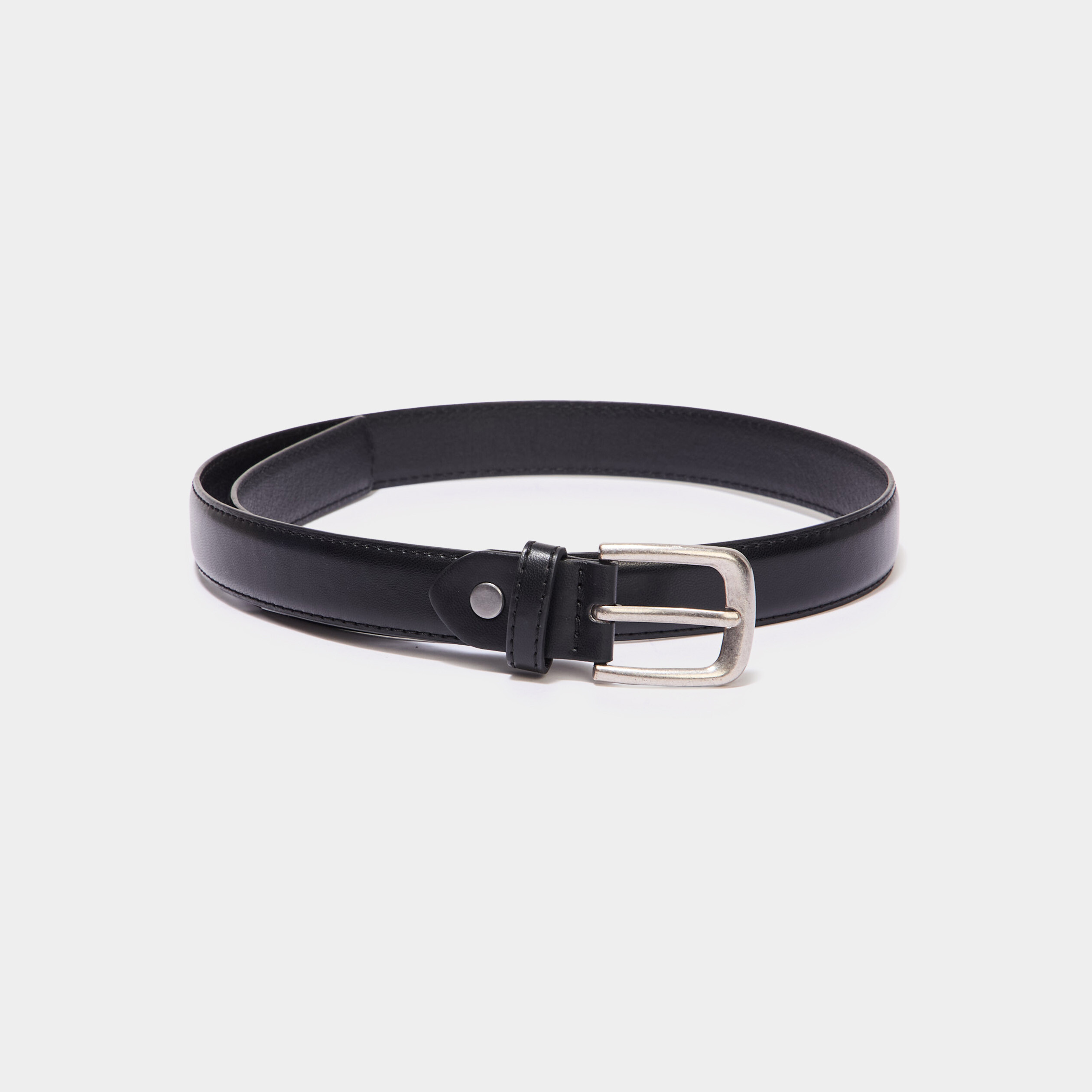 Ceinture avec boucle noir gar&ccedil;on