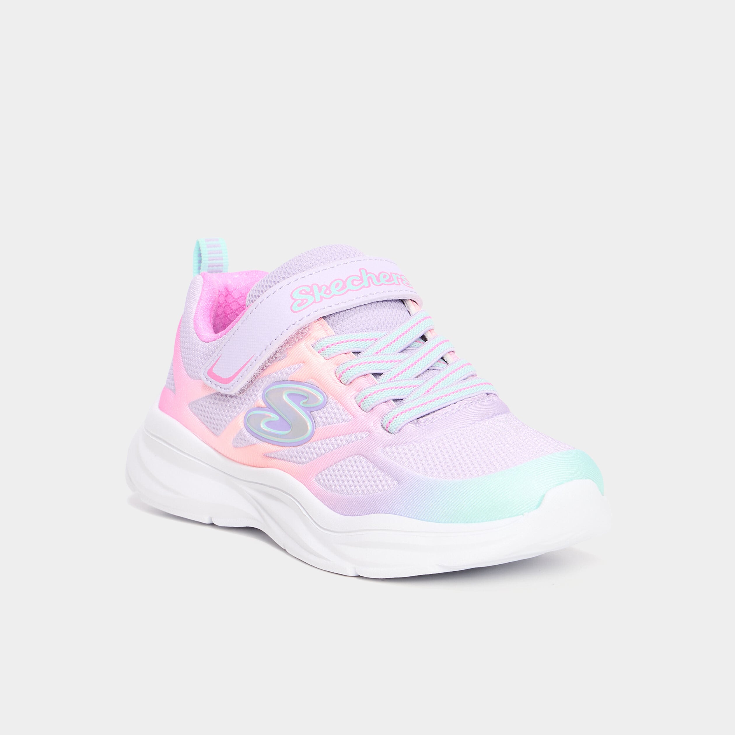 Baskets running lavables Skechers violet fille