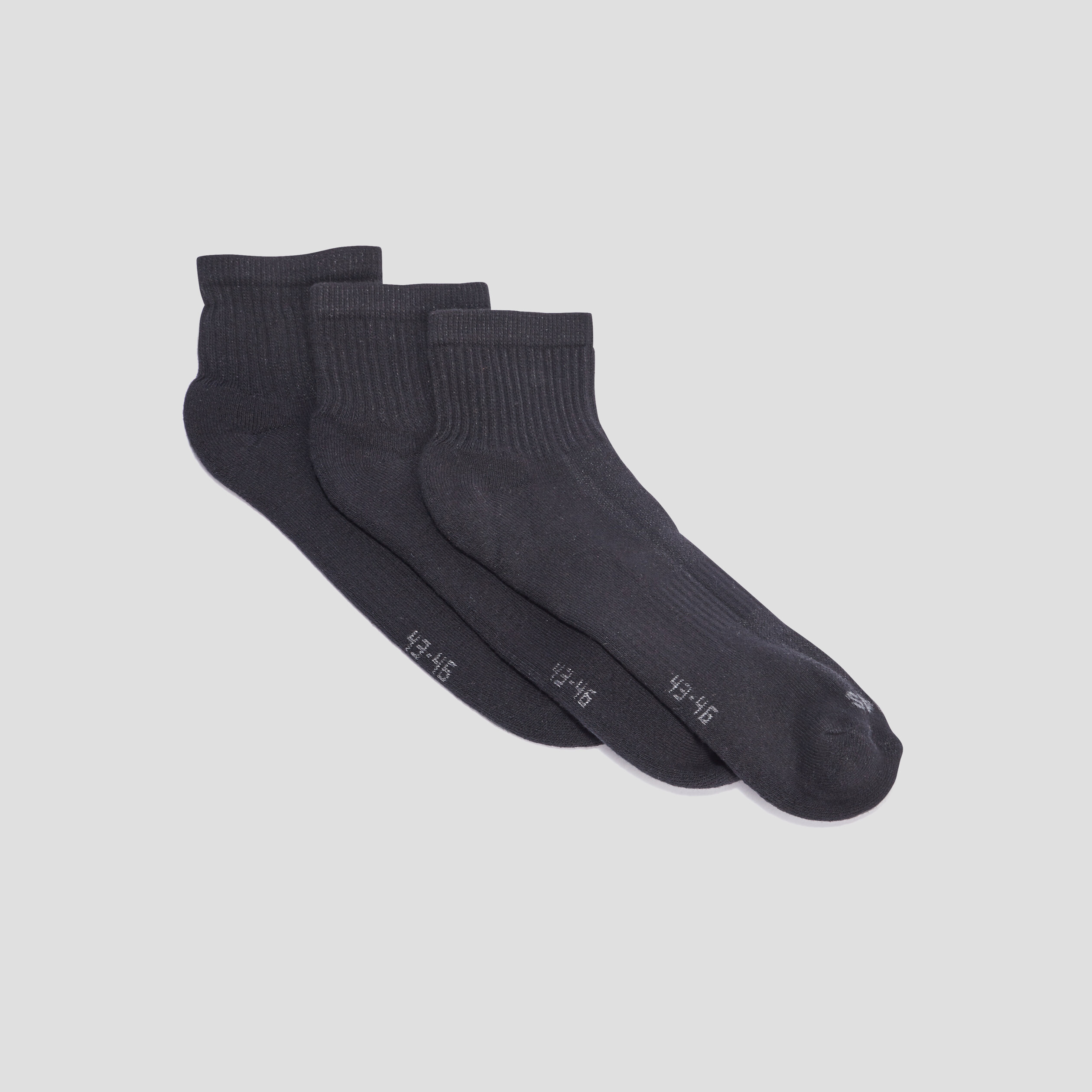 lot 3 paires chaussettes noir homme Lot 3 paires chaussettes noir homme