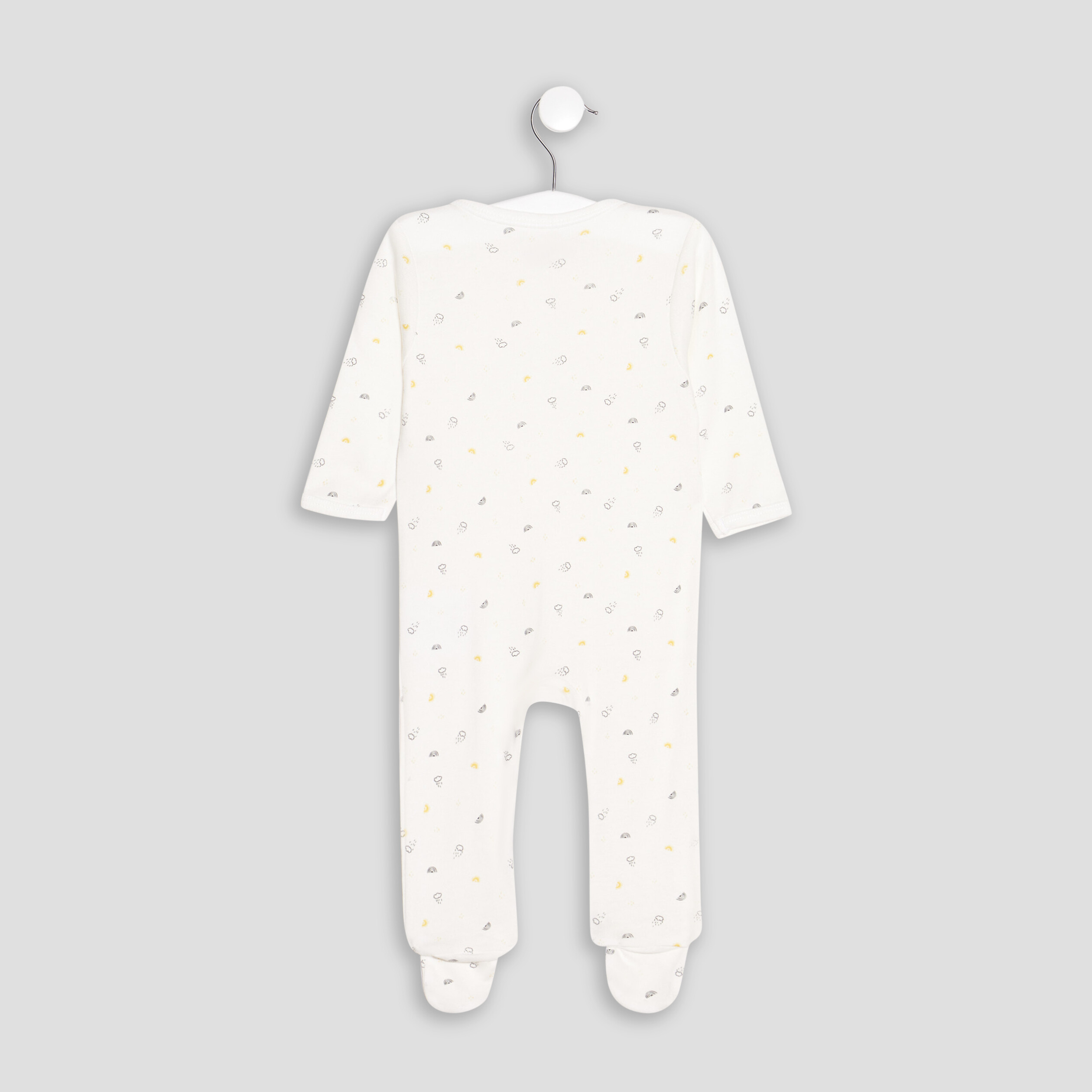 dors bien coton manches longues ecru bebe Dors-bien coton manches longues ecru bébé