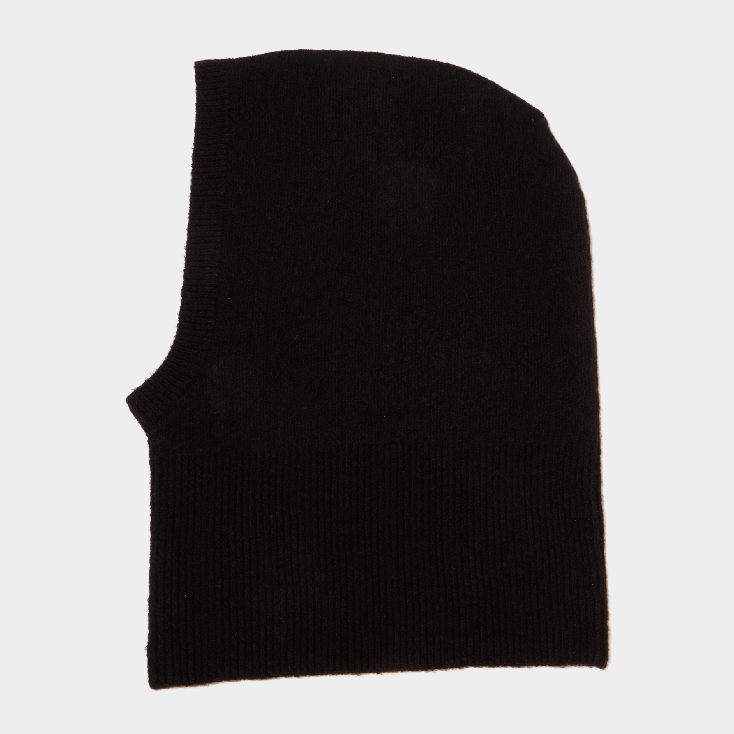 Cagoule en maille tricot noir femme