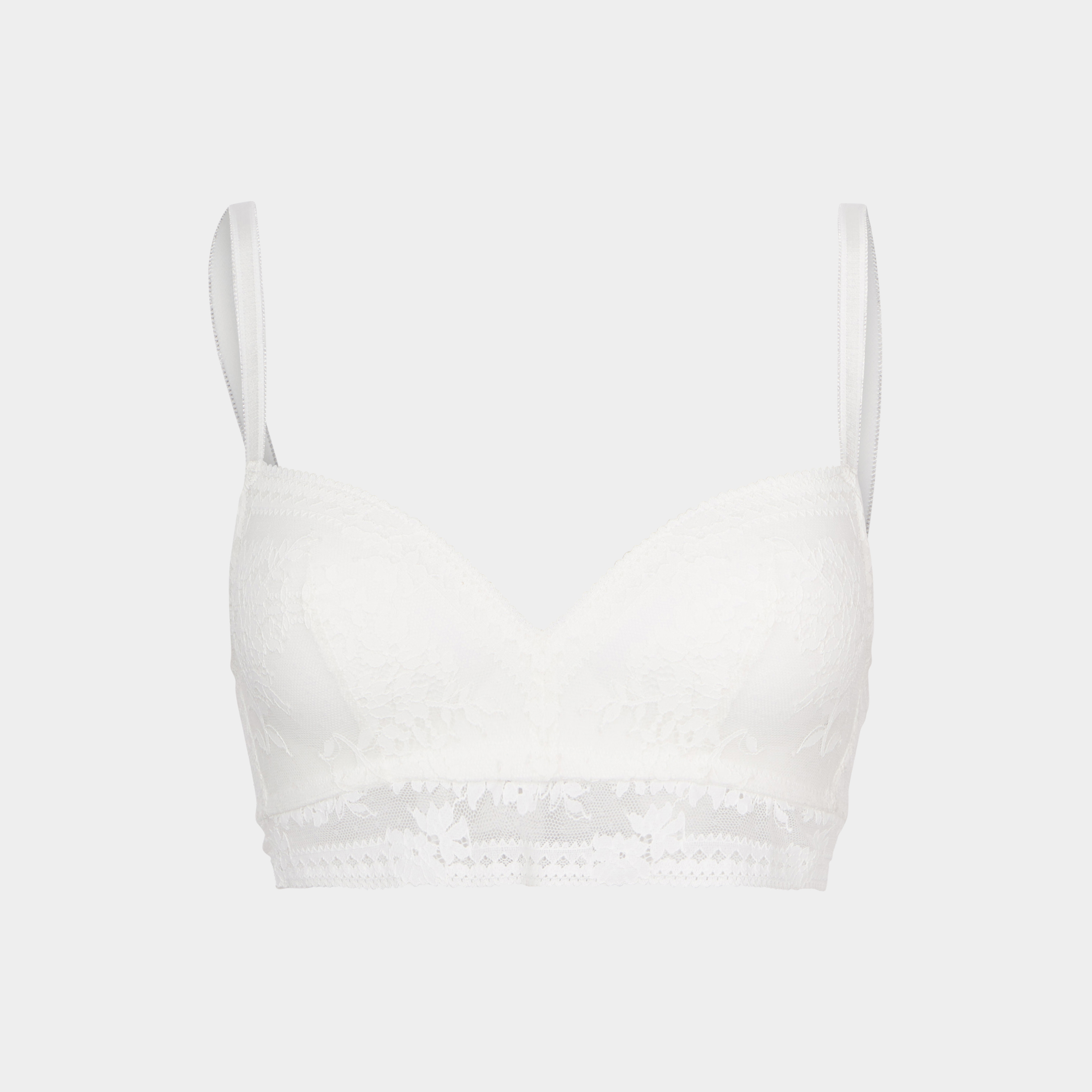 soutien gorge triangle padded dentelle blanc femme Soutien-gorge triangle padded dentelle blanc femme