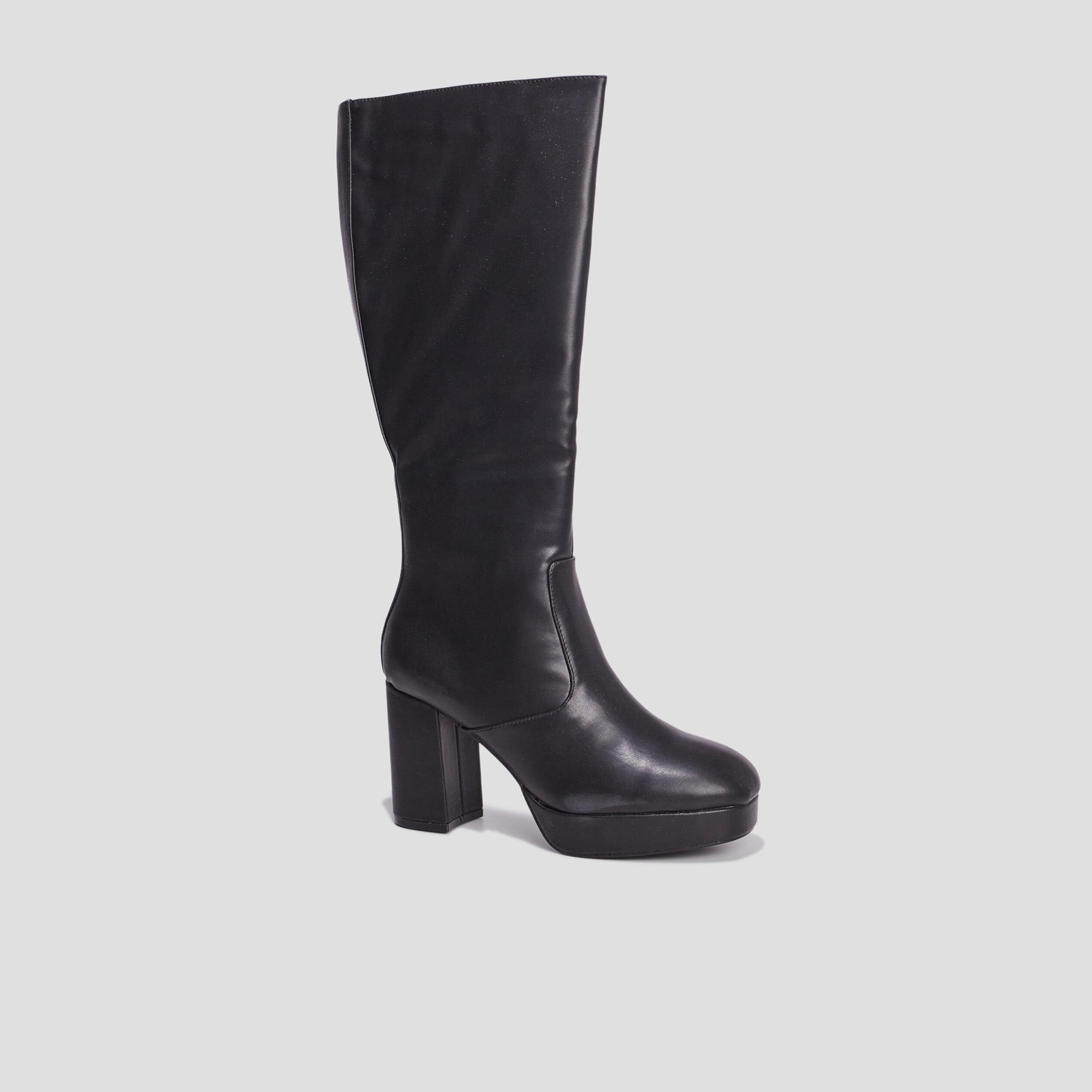 Bottes &agrave; talons hauts noir femme
