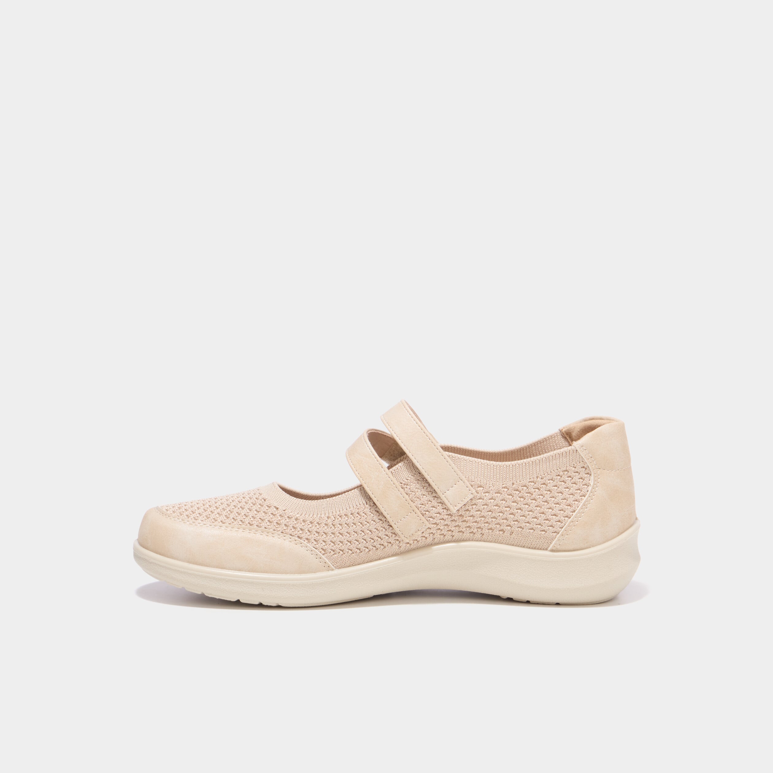 Ballerines brides &eacute;lastiqu&eacute;es sable femme