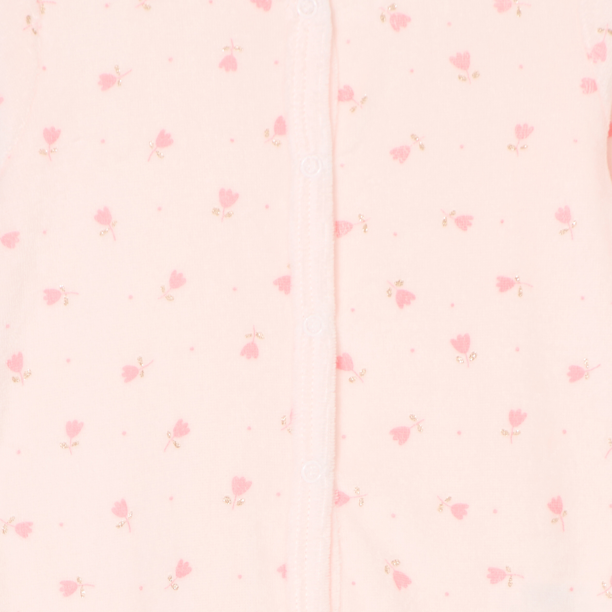 dors bien boutonne avec manches longues rose clair bebef Dors-bien boutonné avec manches longues rose clair bébé fille