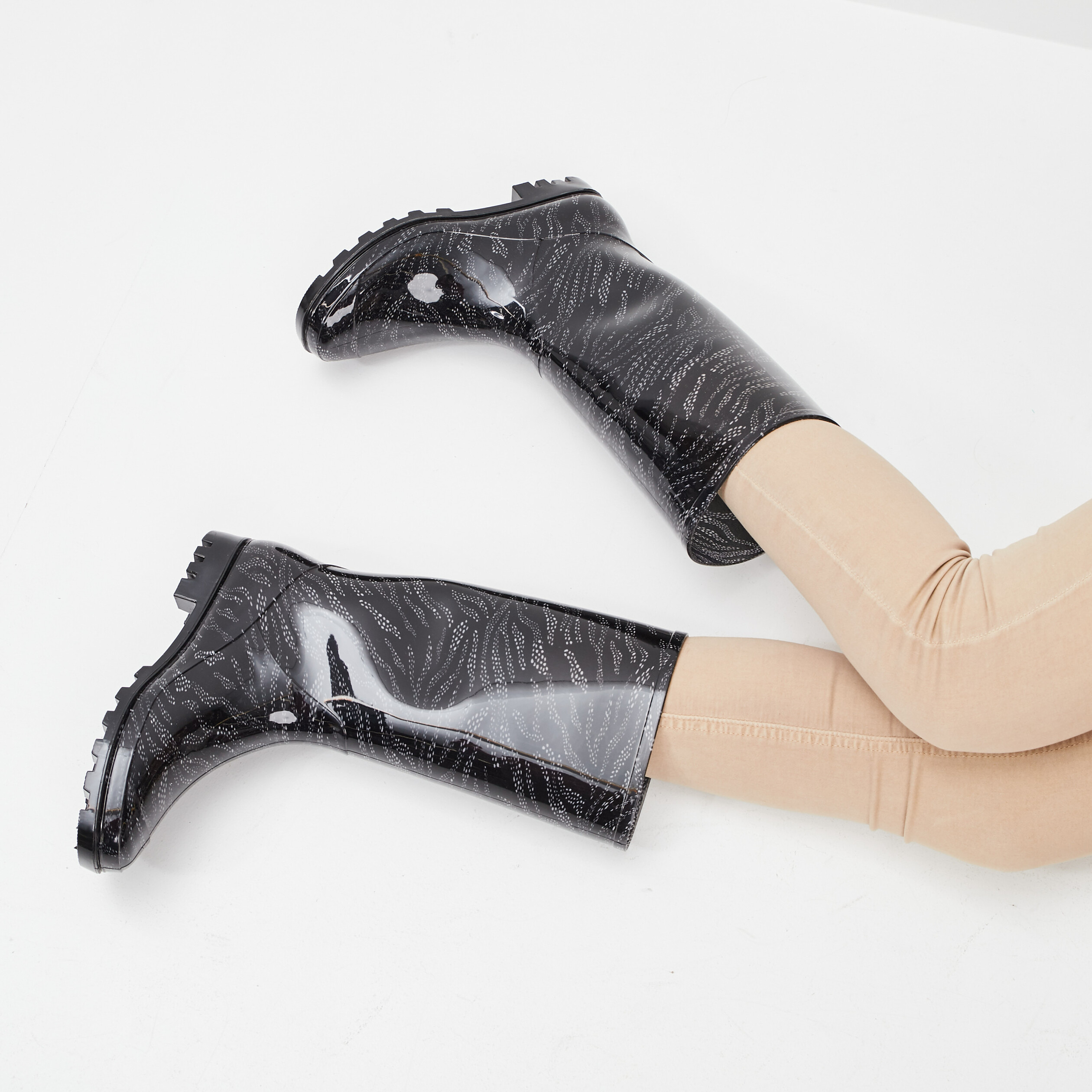bottes de pluie noir femme Bottes de pluie noir femme