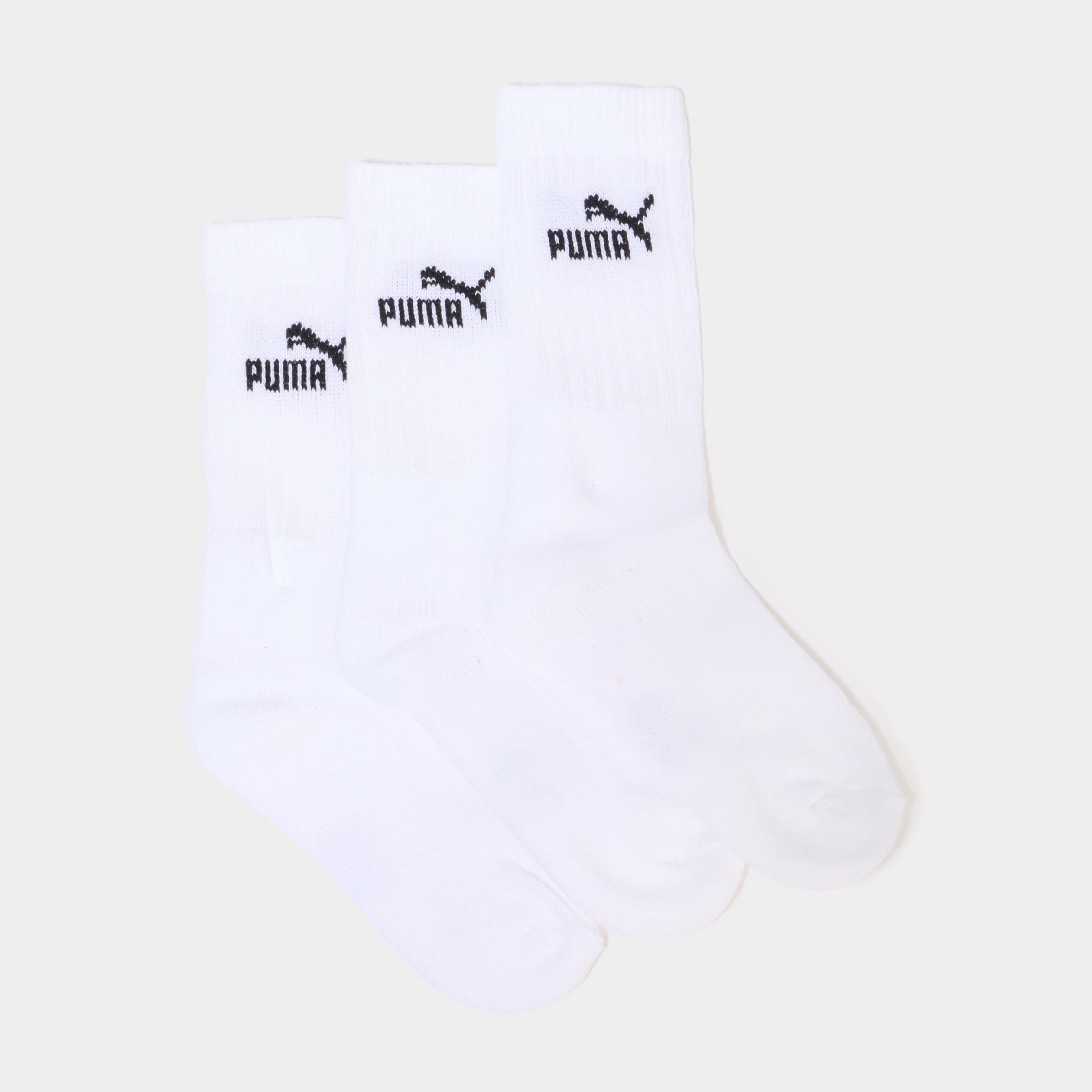Lot 3 paires chaussettes Puma blanc gar&ccedil;on