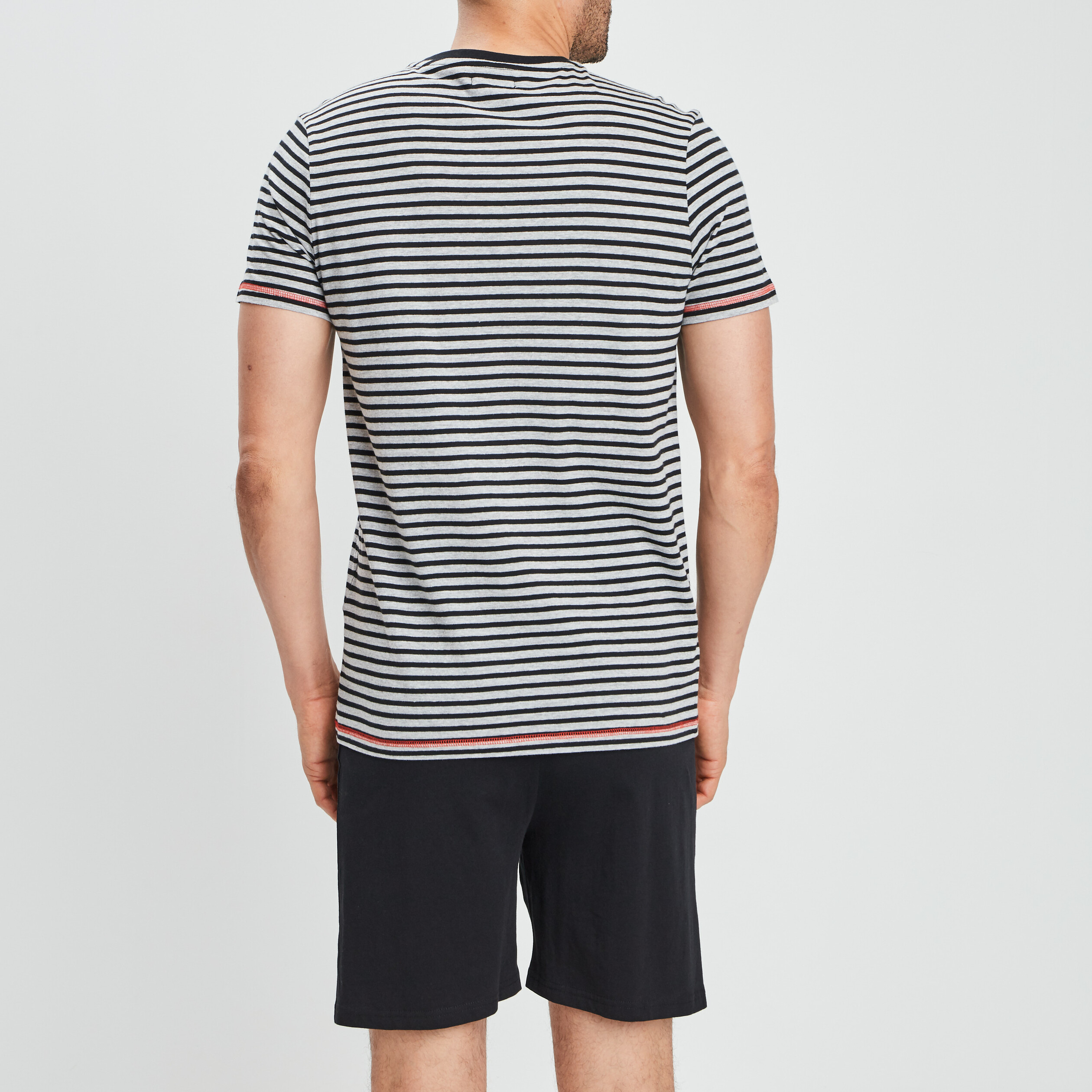 Ensemble pyjama 2 pièces blanc homme