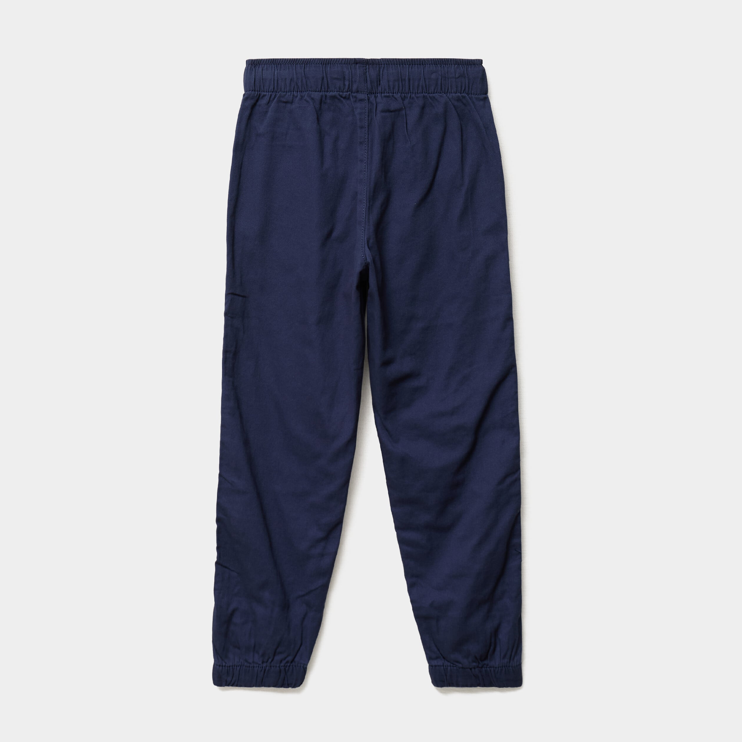 Pantalon jogger chaud doubl&eacute; coton bleu marine gar&ccedil;on
