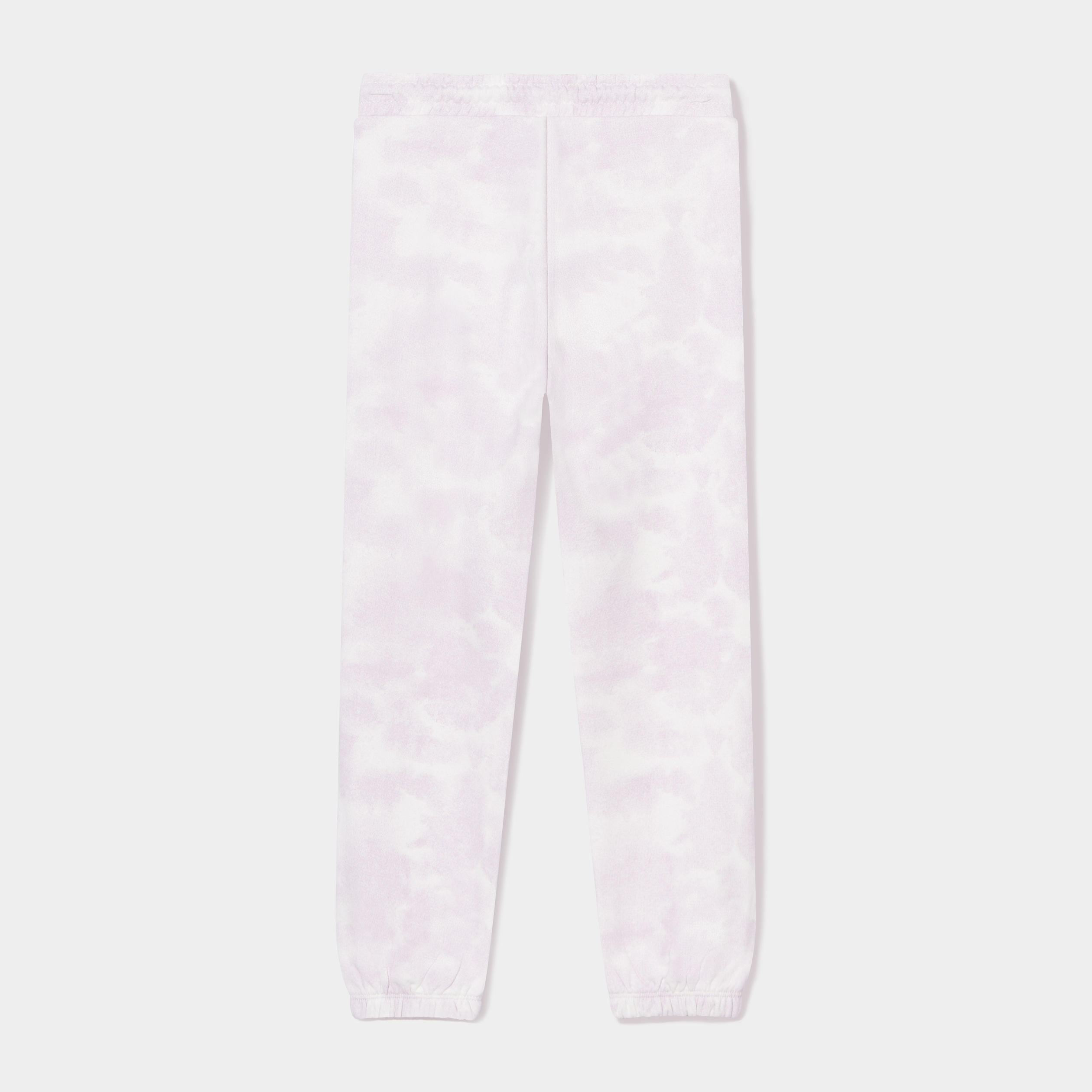 Pantalon de jogging droit molleton ecru fille