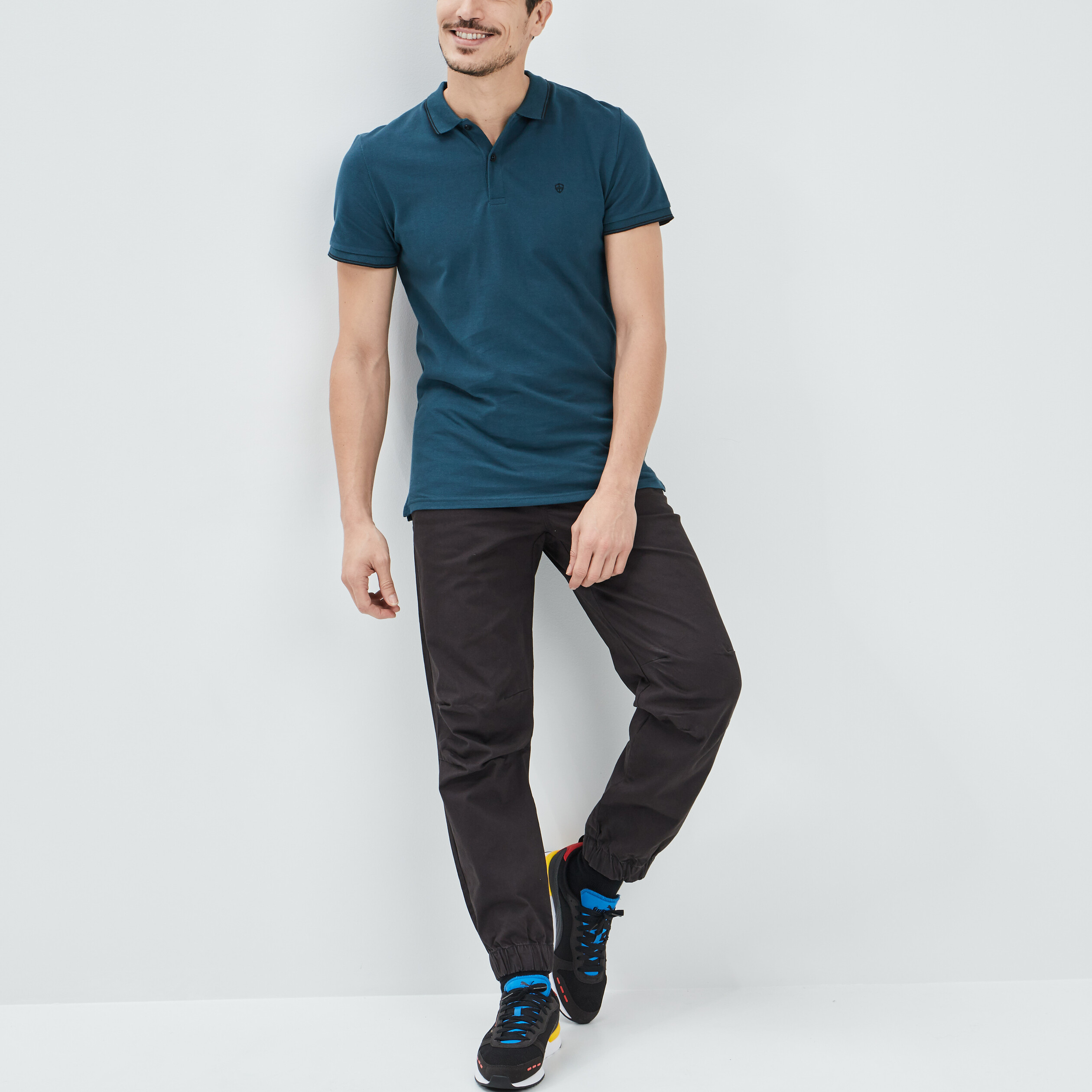 Pantalon jogpant gris foncé homme