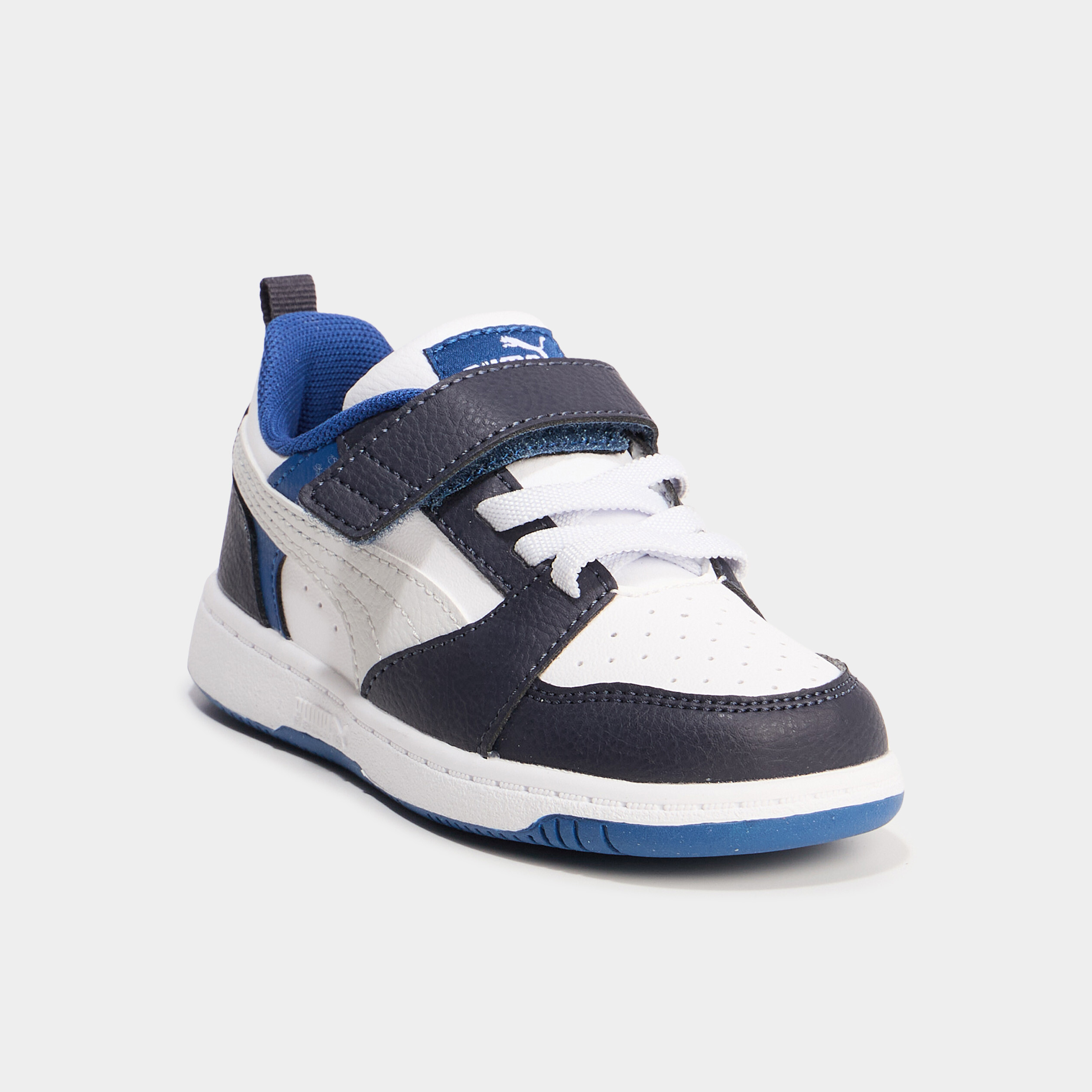 Tennis basses Puma Rebound V6 bleu fonc&eacute; gar&ccedil;on