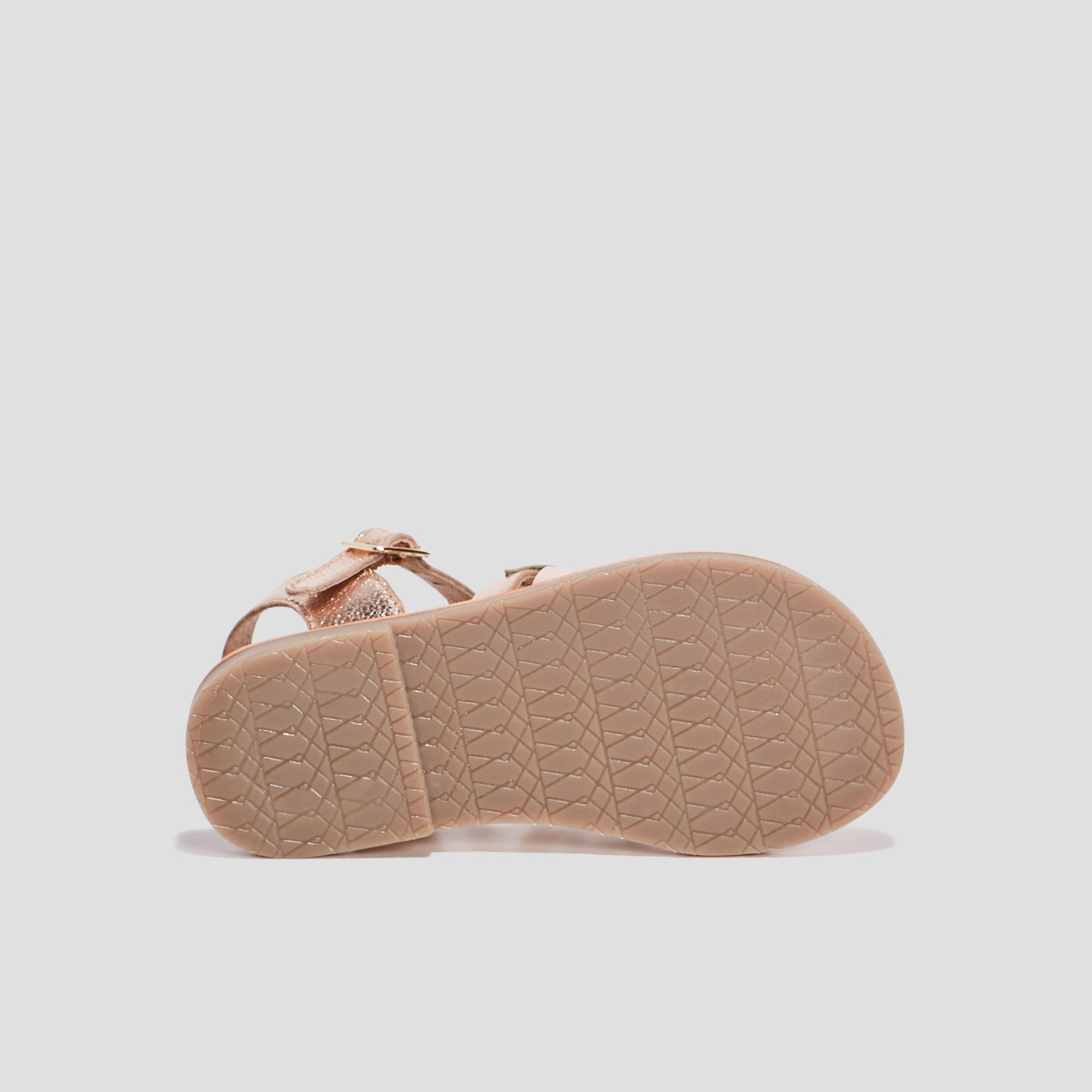 sandales en cuir creeks jaune or fille Sandales en cuir Creeks jaune or fille